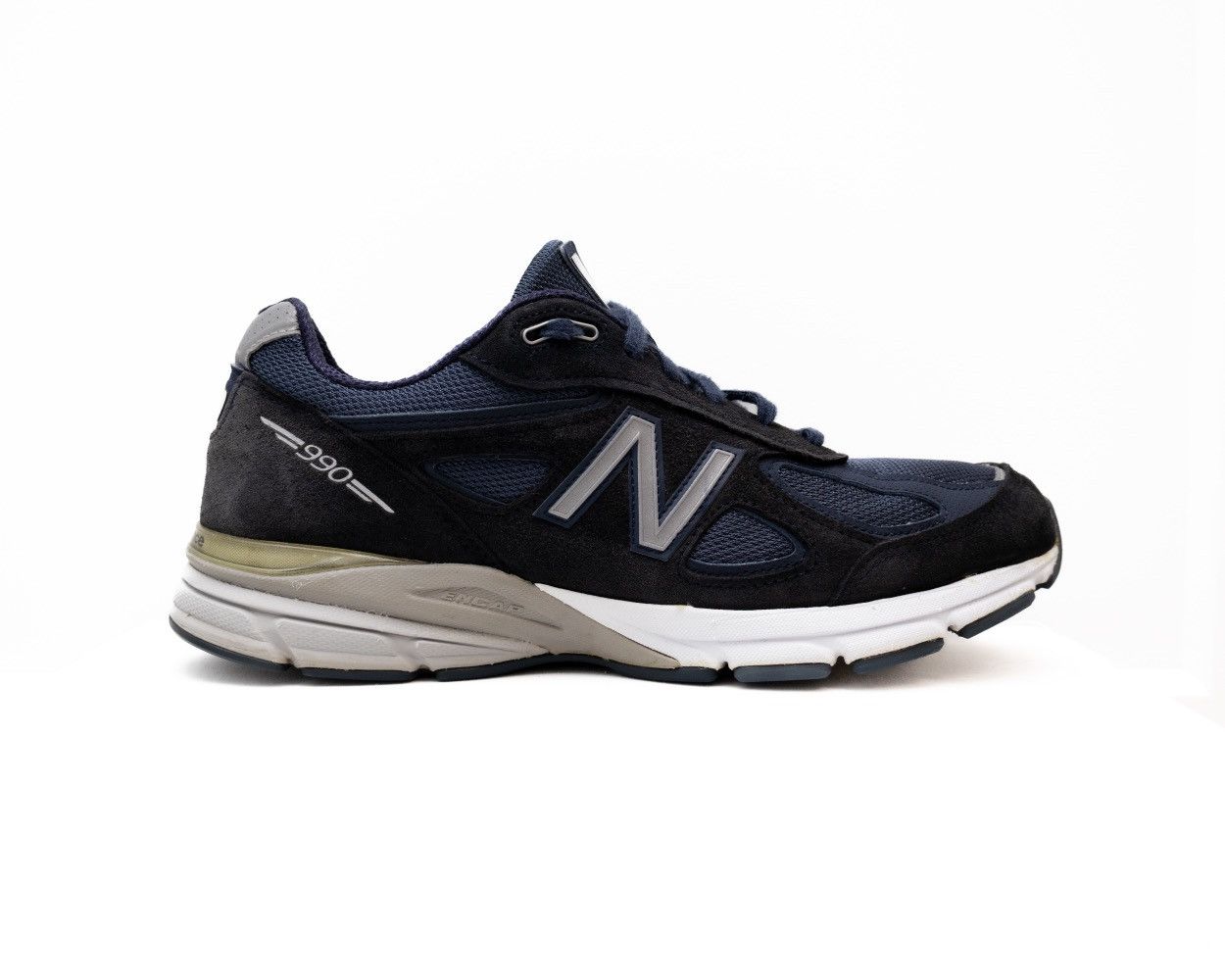 New Balance New Balance U990v4 NV4 "Made In USA" Navy/Grey/White SZ:US10 Size US 10 / EU 43 - 3 Thumbnail