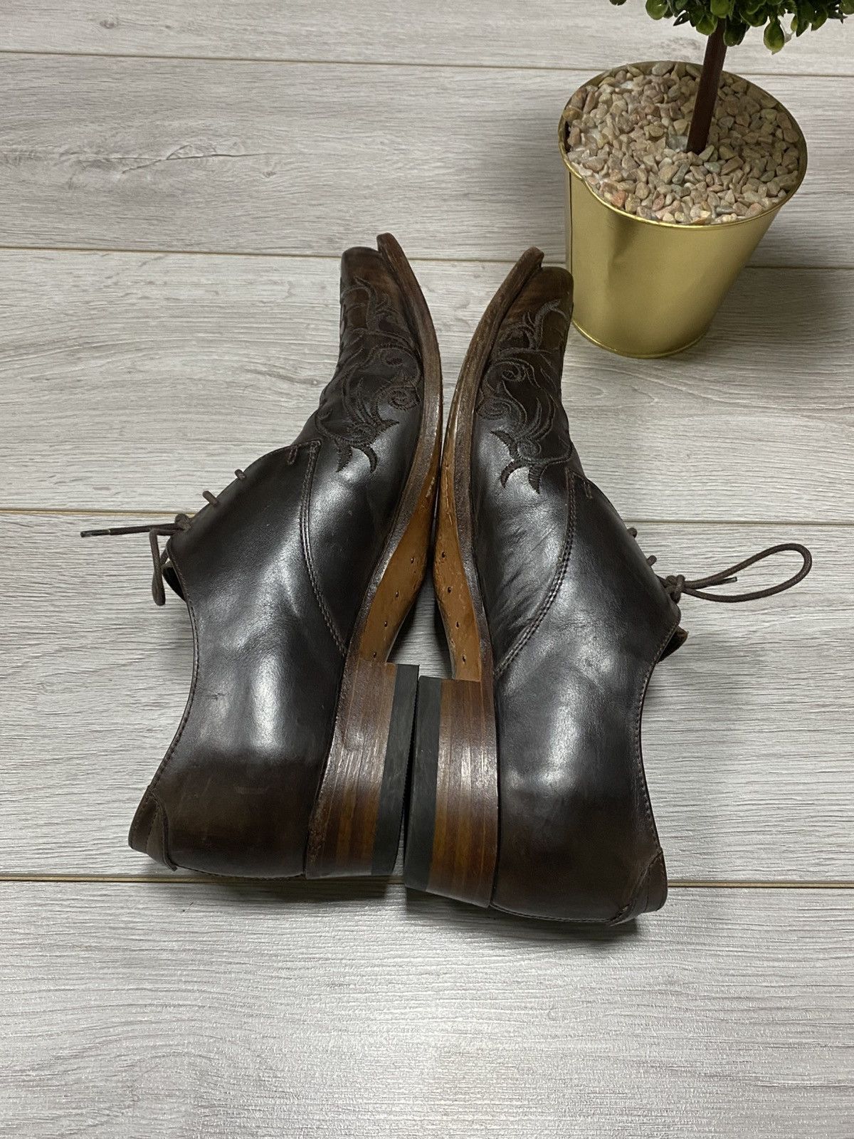 Sendra Sendra vintage patterns western leather boots shoes cowboy Size US 12.5 / EU 45-46 - 9 Thumbnail