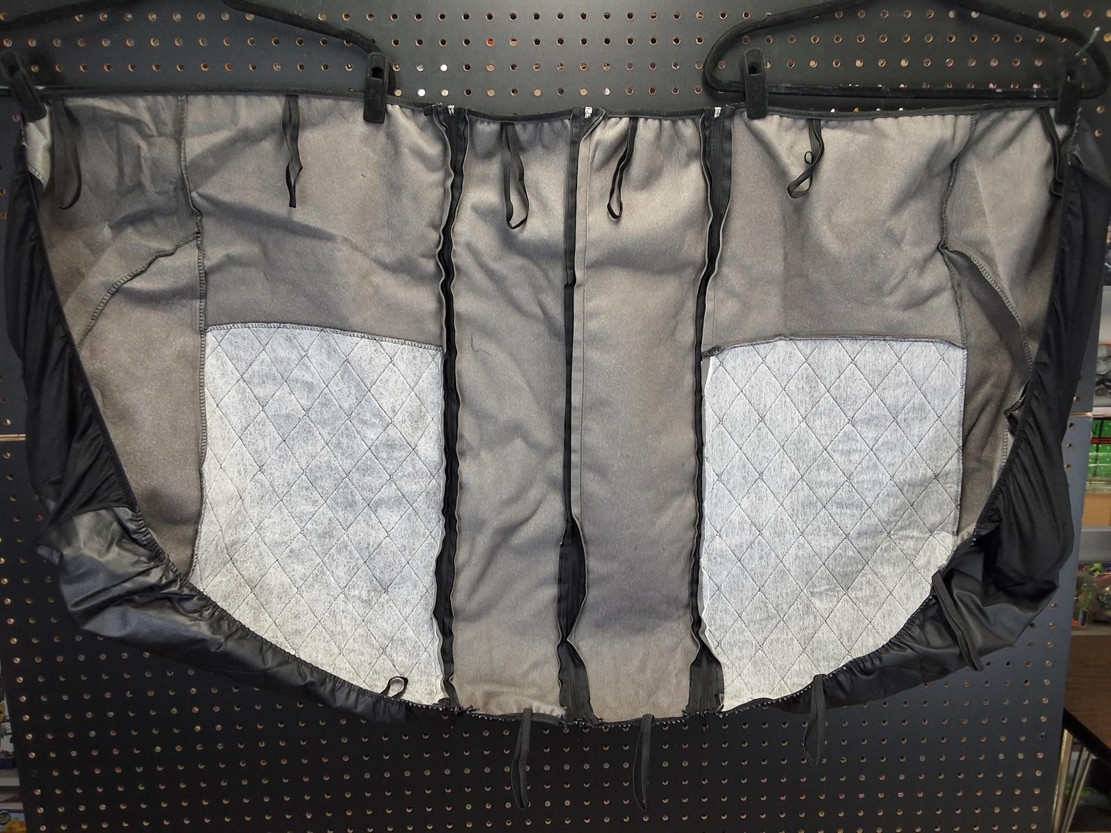 Other Sleek Black Quilted Car Seat Cover Set, Style Meets Comfort! Size ONE SIZE - 7 Thumbnail
