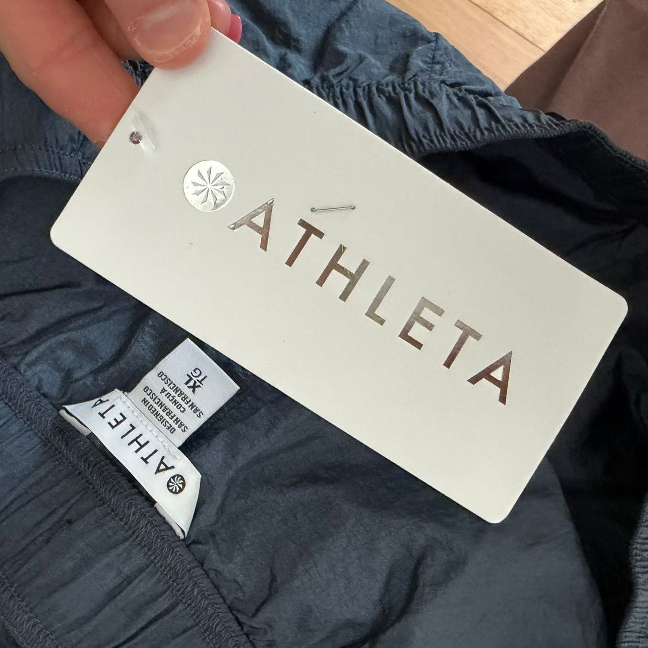 Athleta Athleta Gray Lunar Utility Shorts Sz XL Size 38" / US 16 / IT 52 - 3 Thumbnail