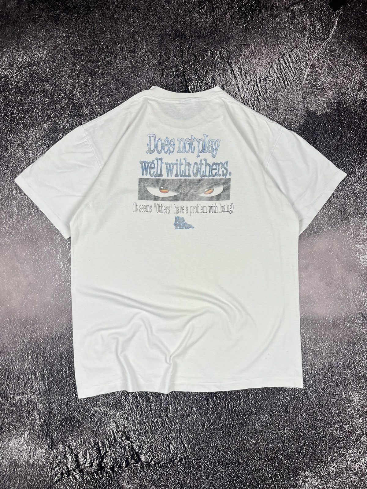 No Fear NO FEAR VINTAGE WHITE T-SHIRT BIG LOGO 90s Size US XL / EU 56 / 4 - 1 Thumbnail