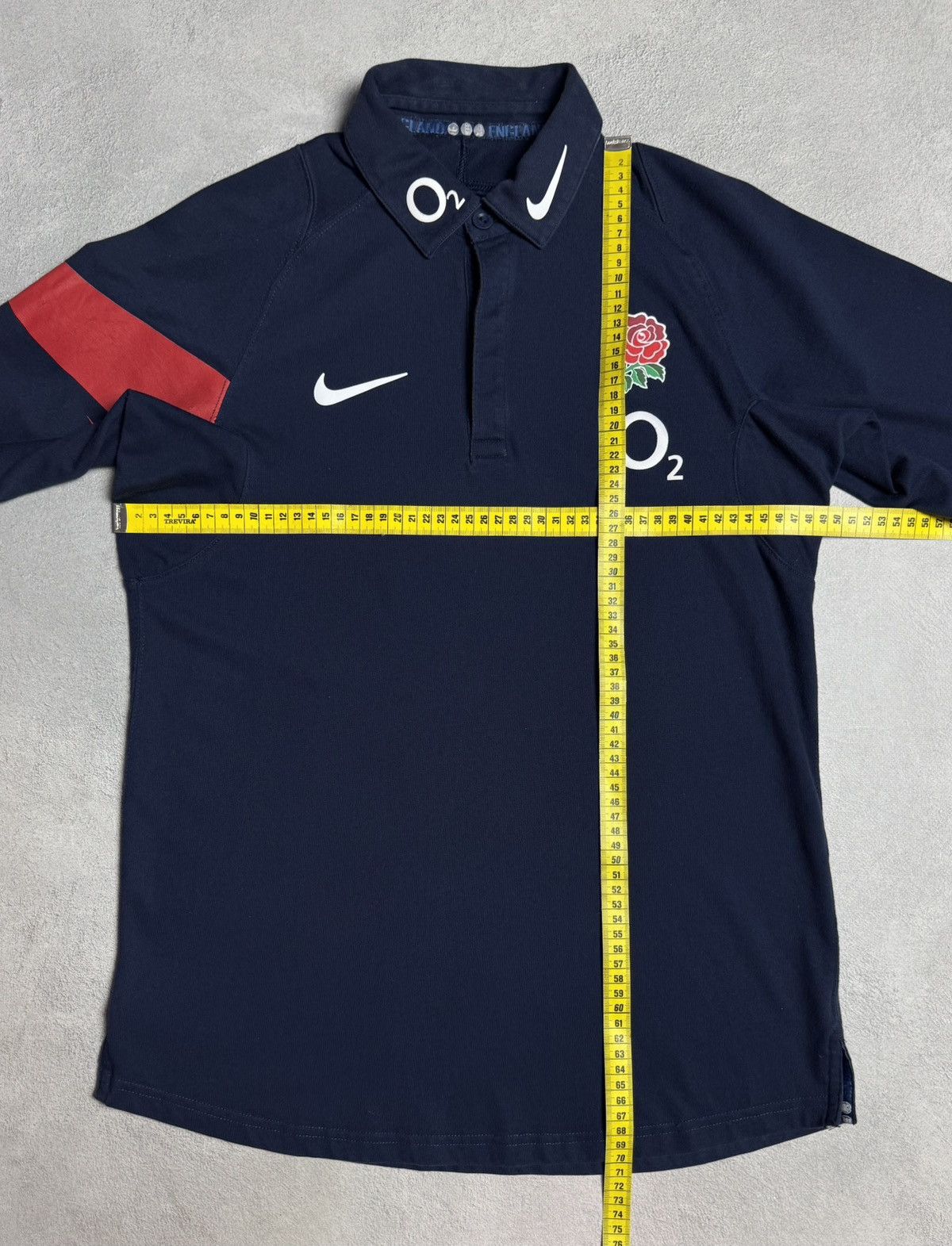 Nike England Cotton Polo Shirt Nike O2 Vintage 2000s Size US M / EU 48-50 / 2 - 13 Thumbnail