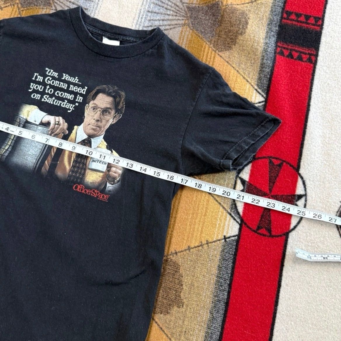 Vintage VINTAGE Office Space Movie Promo T-Shirt Small Men Short Sleeve Black Solid 2004 Y2K Movie Theme Size US S / EU 44-46 / 1 - 5 Thumbnail