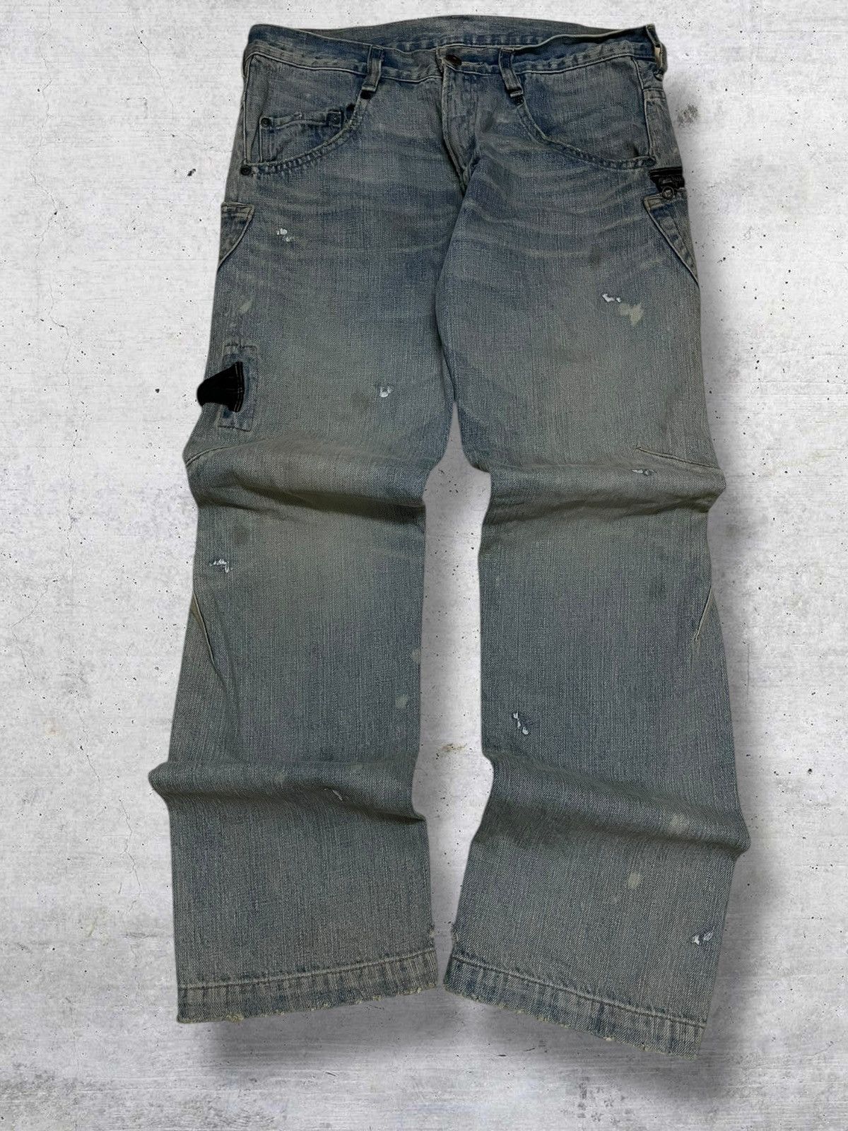 VINTAGE RNA PUNK JAPAN DESIGNER 90S OLD MUDWASH CARPENTER