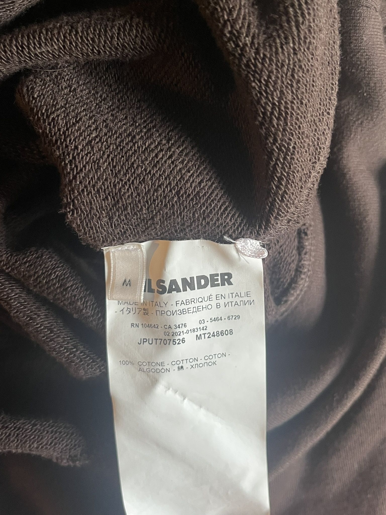 Jil Sander Jil Sander Hoodie Brown Size US M / EU 48-50 / 2 - 5 Thumbnail