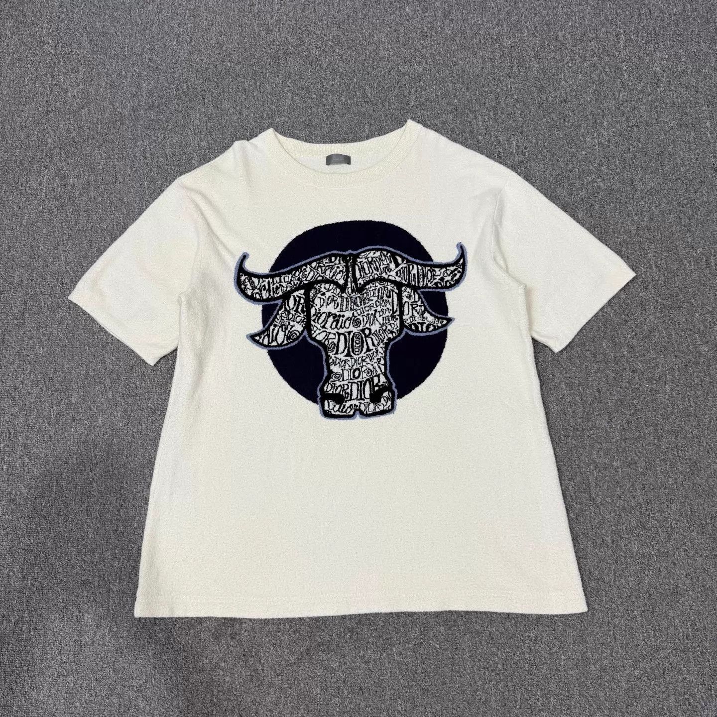 Dior Dior Ox Year Terry All-Over Print SS Tee L 95new Size US L / EU 52-54 / 3 - 1 Thumbnail