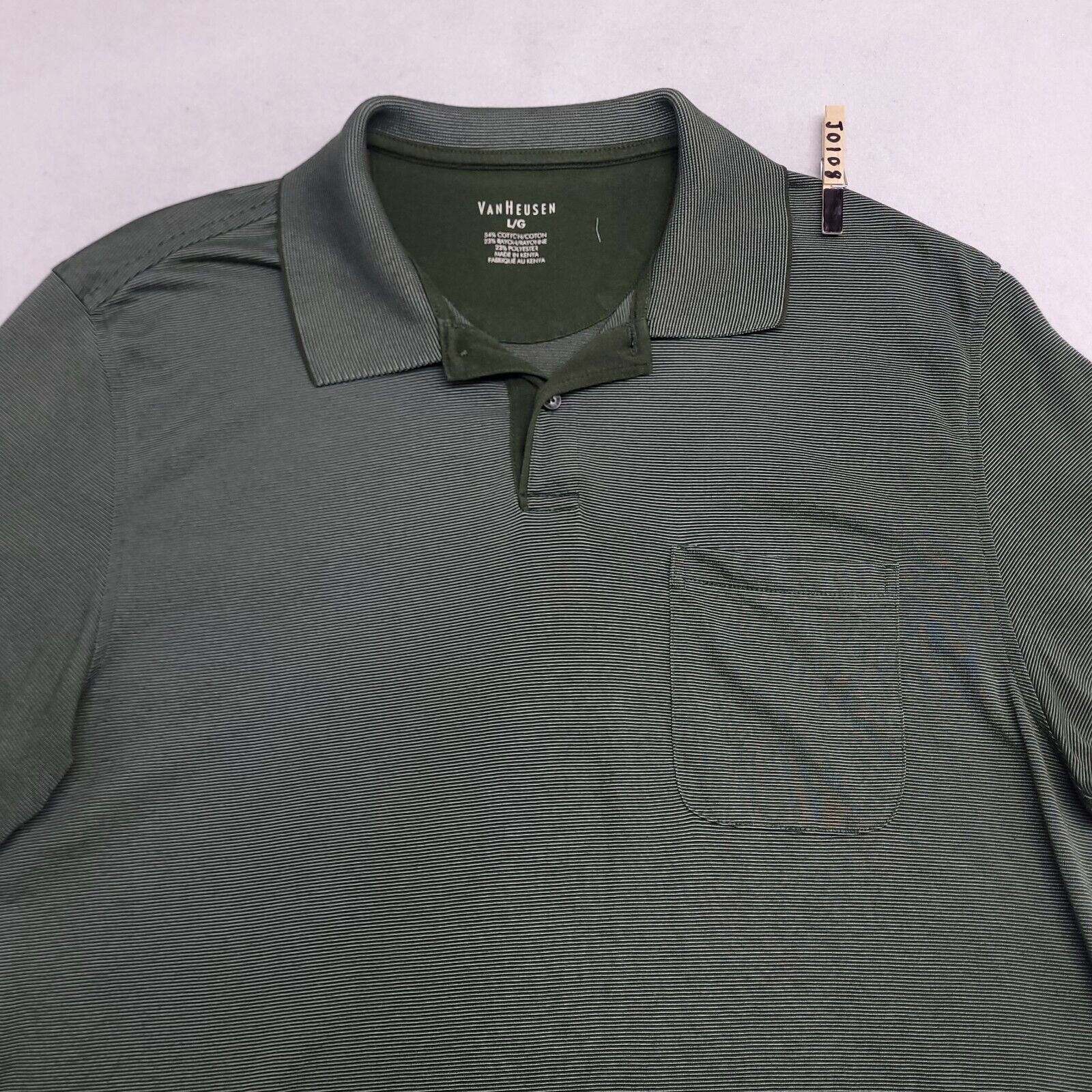 Van Heusen Van Heusen Polo Shirt Adult Mens Size Large L Green Size US L / EU 52-54 / 3 - 1 Thumbnail