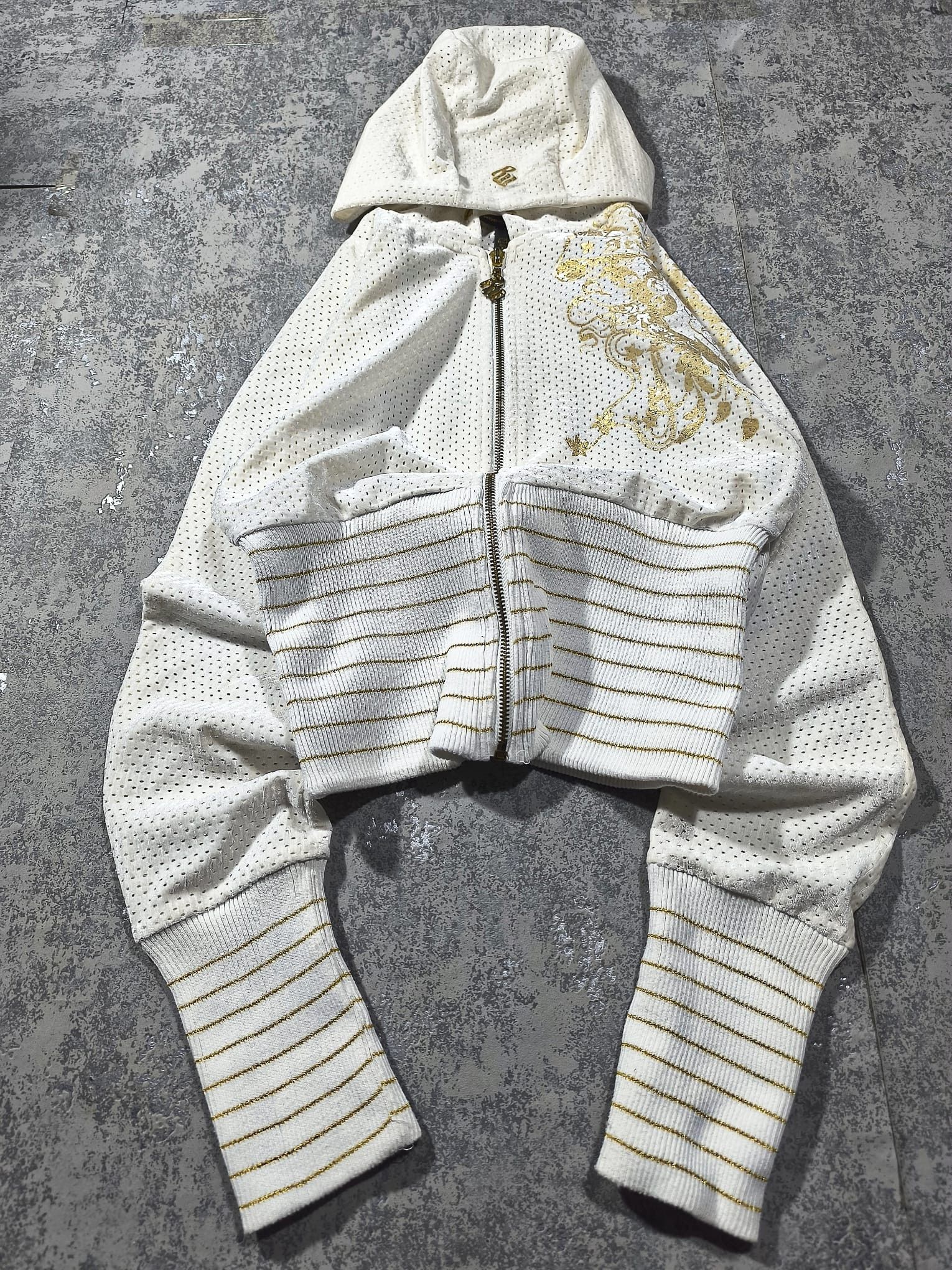 Hysteric Glamour rocawear crop swag baddie zip hoodie fitted glitter bling Size M / US 6-8 / IT 42-44 - 5 Thumbnail