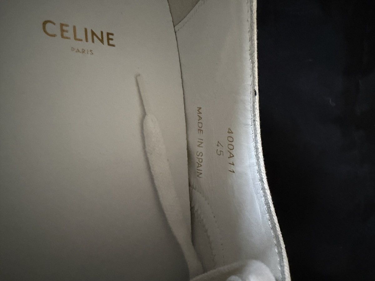 Celine Celine White Elliot Music Note GAT - BNIB - Hedi Slimane Size US 11.5 / EU 44-45 - 8 Thumbnail