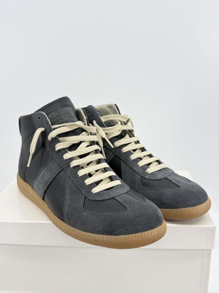 Maison Margiela GAT High Black Gray Size US 13 / EU 46 - 2 Thumbnail