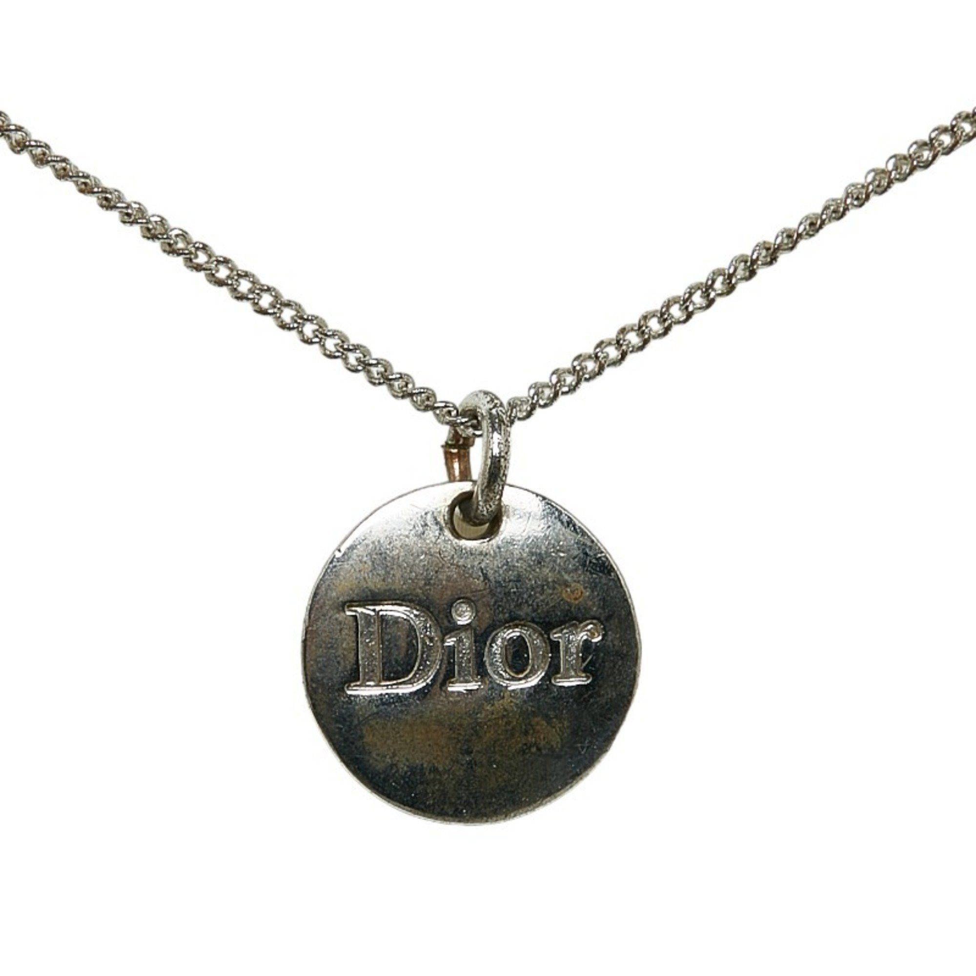 image of Christian Dior Dior Necklace Silver Metal Ladies, Women's