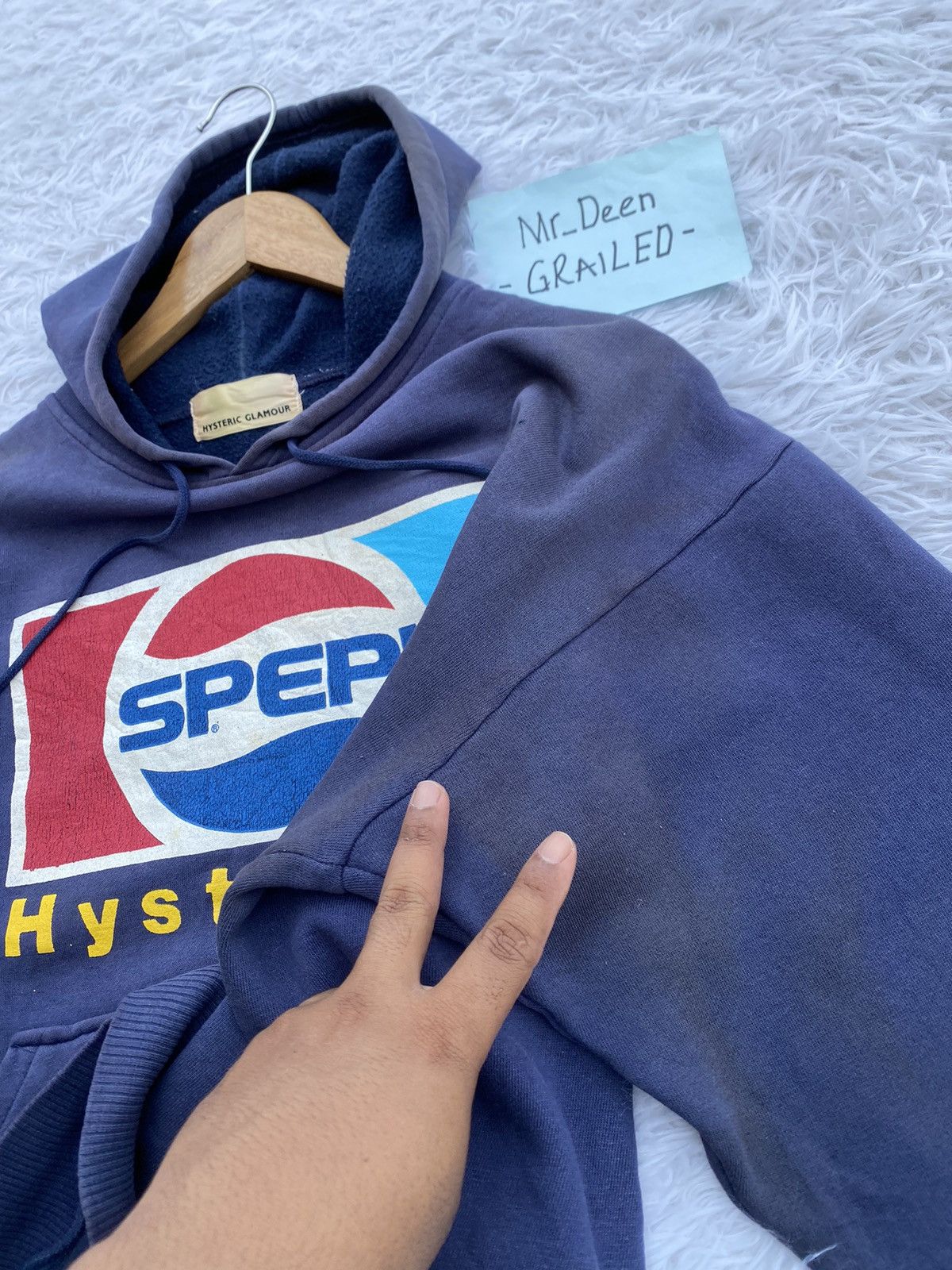 Hysteric Glamour Rare Vintage Hysteric Glamour PEPSI Hoodie Size US M / EU 48-50 / 2 - 16 Thumbnail
