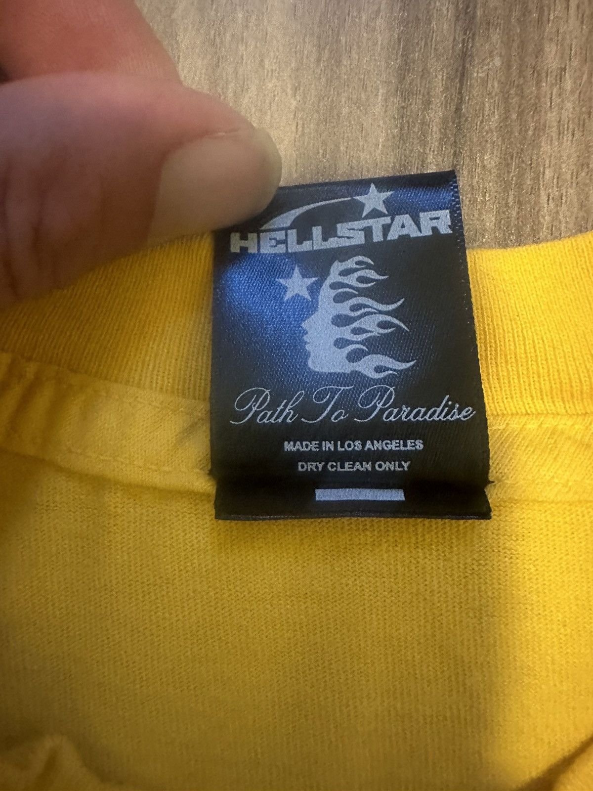 HELLSTAR HELLSTAR Path To Paradise Jesus T Yellow Size M Size US M / EU 48-50 / 2 - 4 Thumbnail