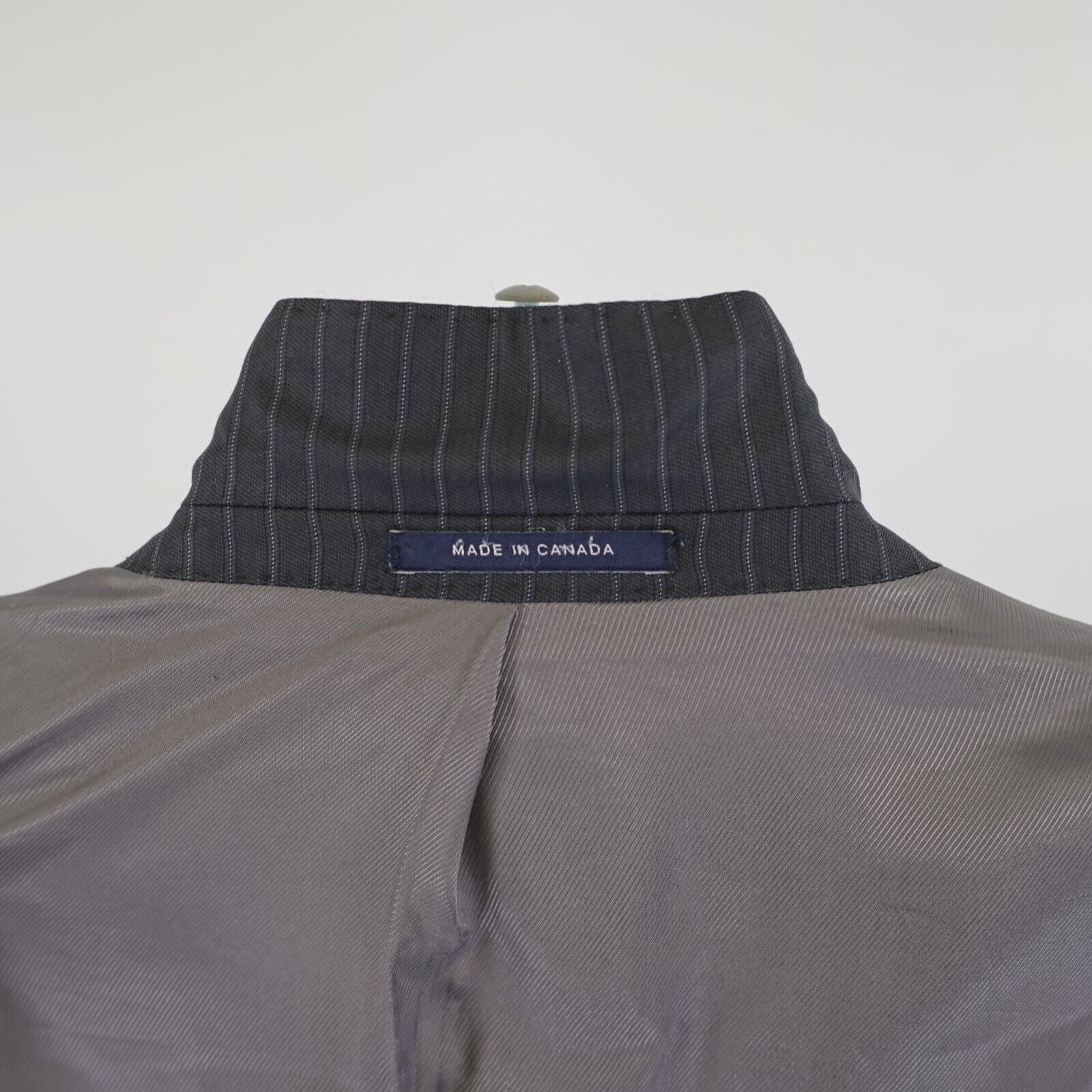 Loro Piana Loro Piana Cremieux Super 130s Wool Gray Striped Denver CT 4 Size 44S - 14 Thumbnail