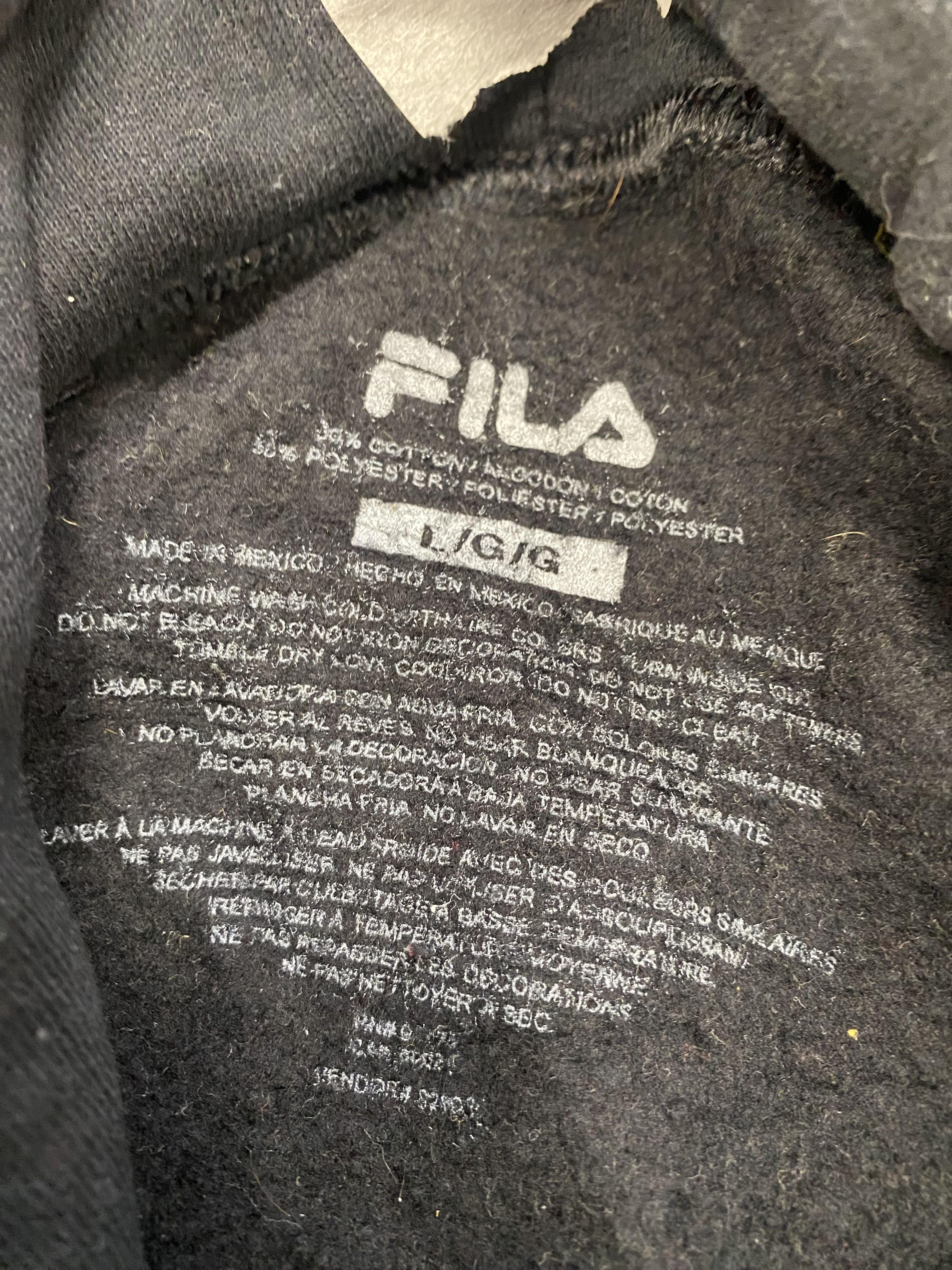 Fila fila big logo half sweatshirt hoodie size xl Size XL / US 12-14 / IT 48-50 - 4 Thumbnail