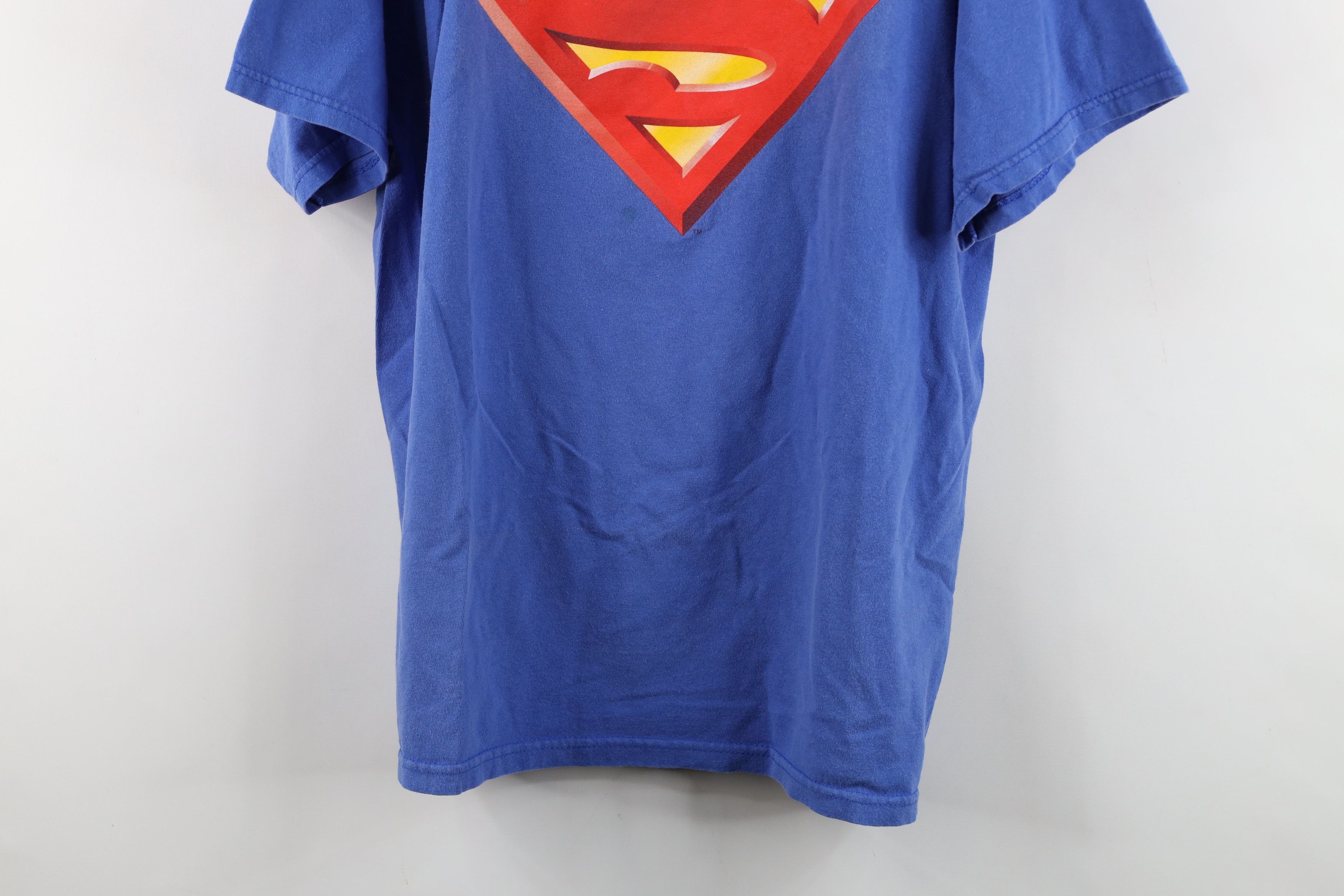 DC Comics Vintage Y2K DC Comics Superman Crest Short Sleeve T-Shirt Size US XL / EU 56 / 4 - 3 Thumbnail