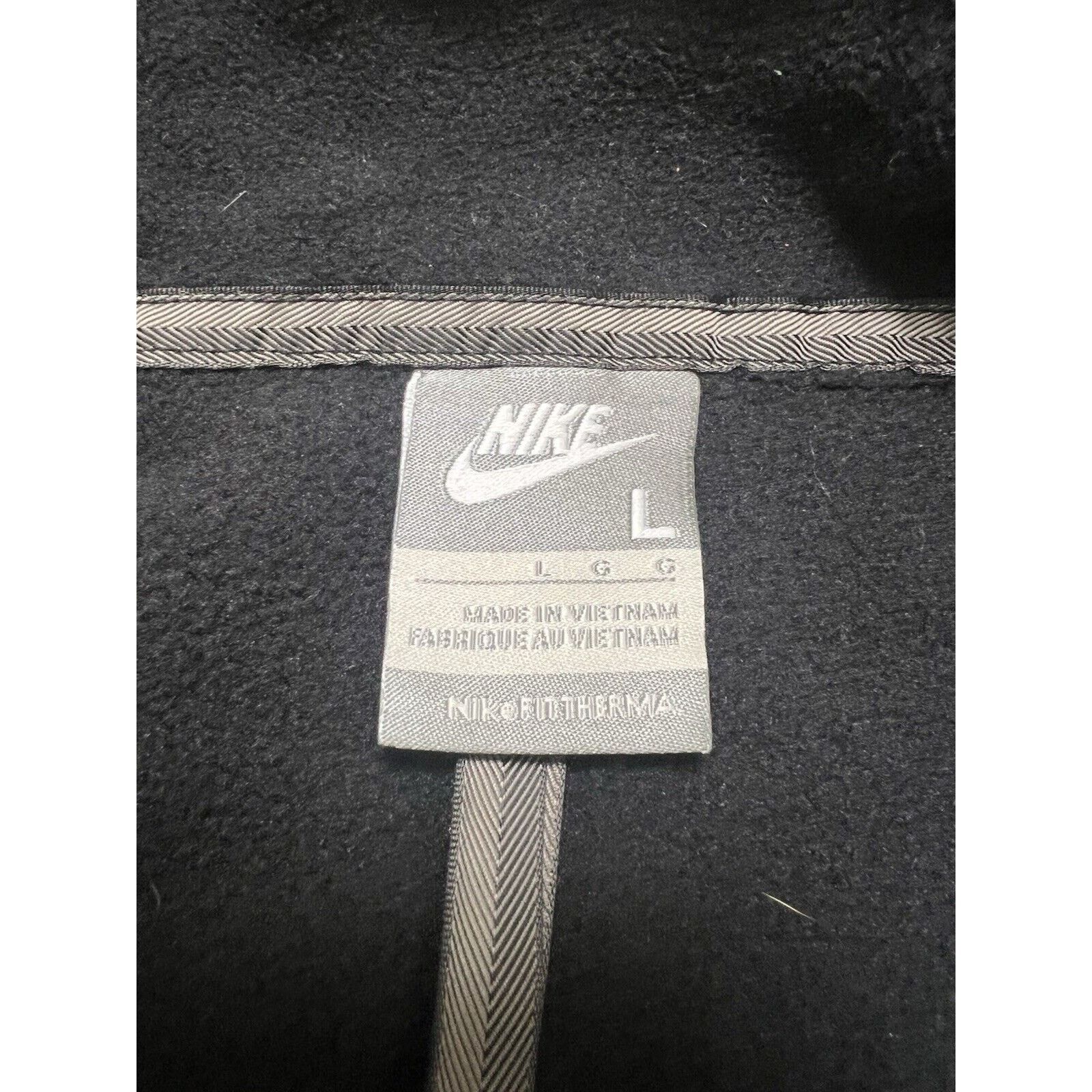 Nike 2008 Nike Black Fleece Zip Up Jacket 266006-010 Men’s Size L Size US L / EU 52-54 / 3 - 6 Thumbnail