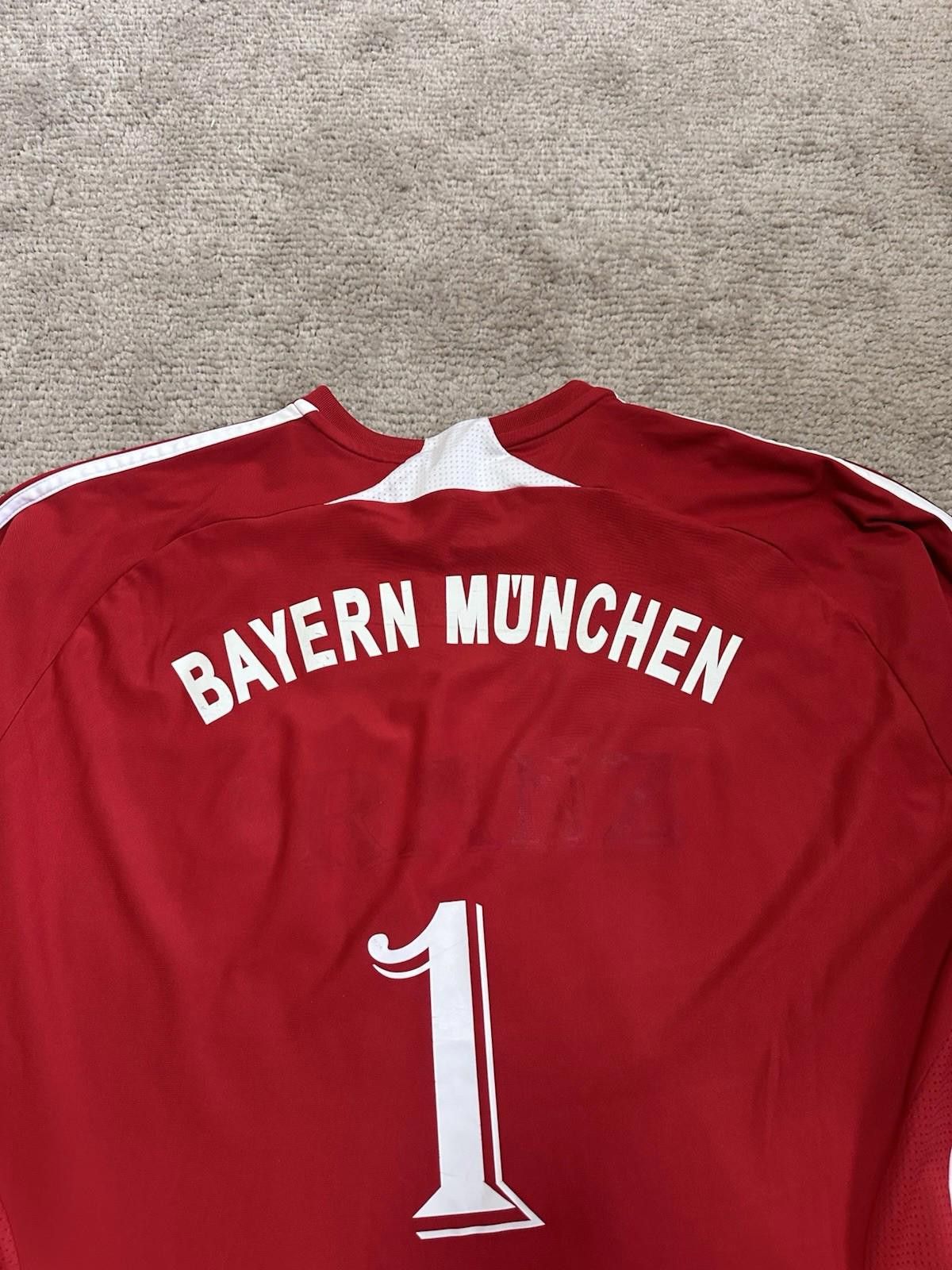 Adidas BAYERN MUNICH 2008 2009 L/SHOME FOOTBALL SHIRT SOCCER JERSEY Size US XL / EU 56 / 4 - 10 Thumbnail