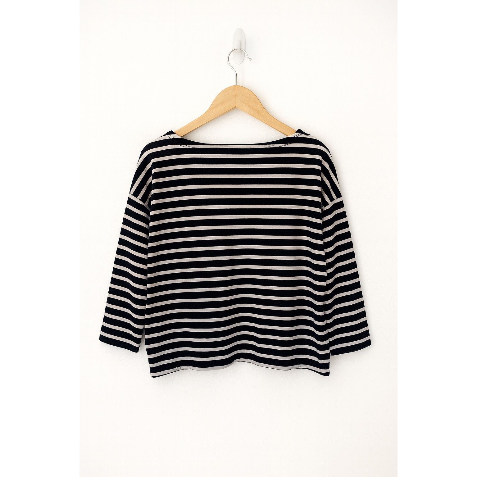 Kate Spade Kate Spade Classic Black & White Stripe Top – Large Size L / US 10 / IT 46 - 2 Thumbnail