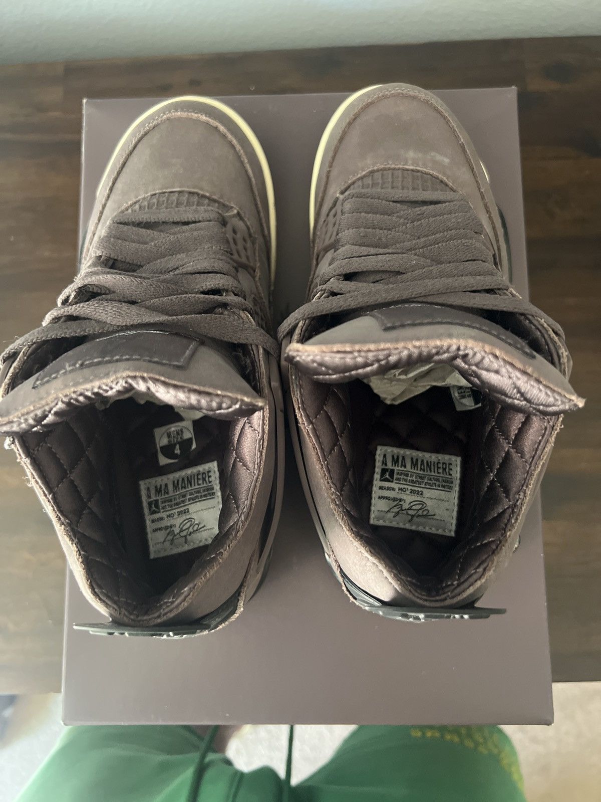 A Ma Maniere × Jordan Brand Jordan 4 Retro SP A Ma Maniére Violet Ore size 4 Size US 5 / EU 37 - 6 Thumbnail