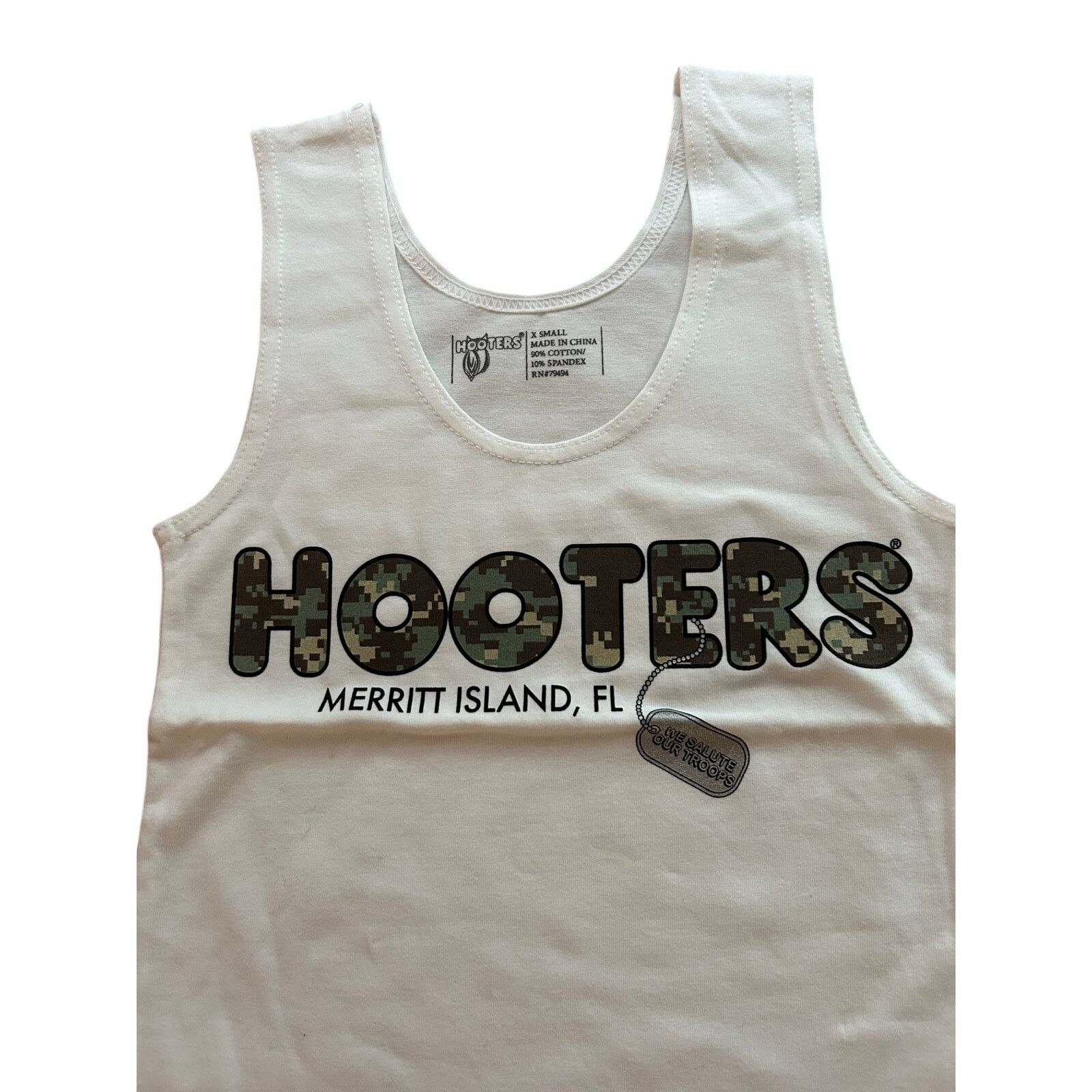Other New Hooters Girl Rare Camo Uniform Tank Merritt Island Xs Size XS / US 0-2 / IT 36-38 - 3 Thumbnail