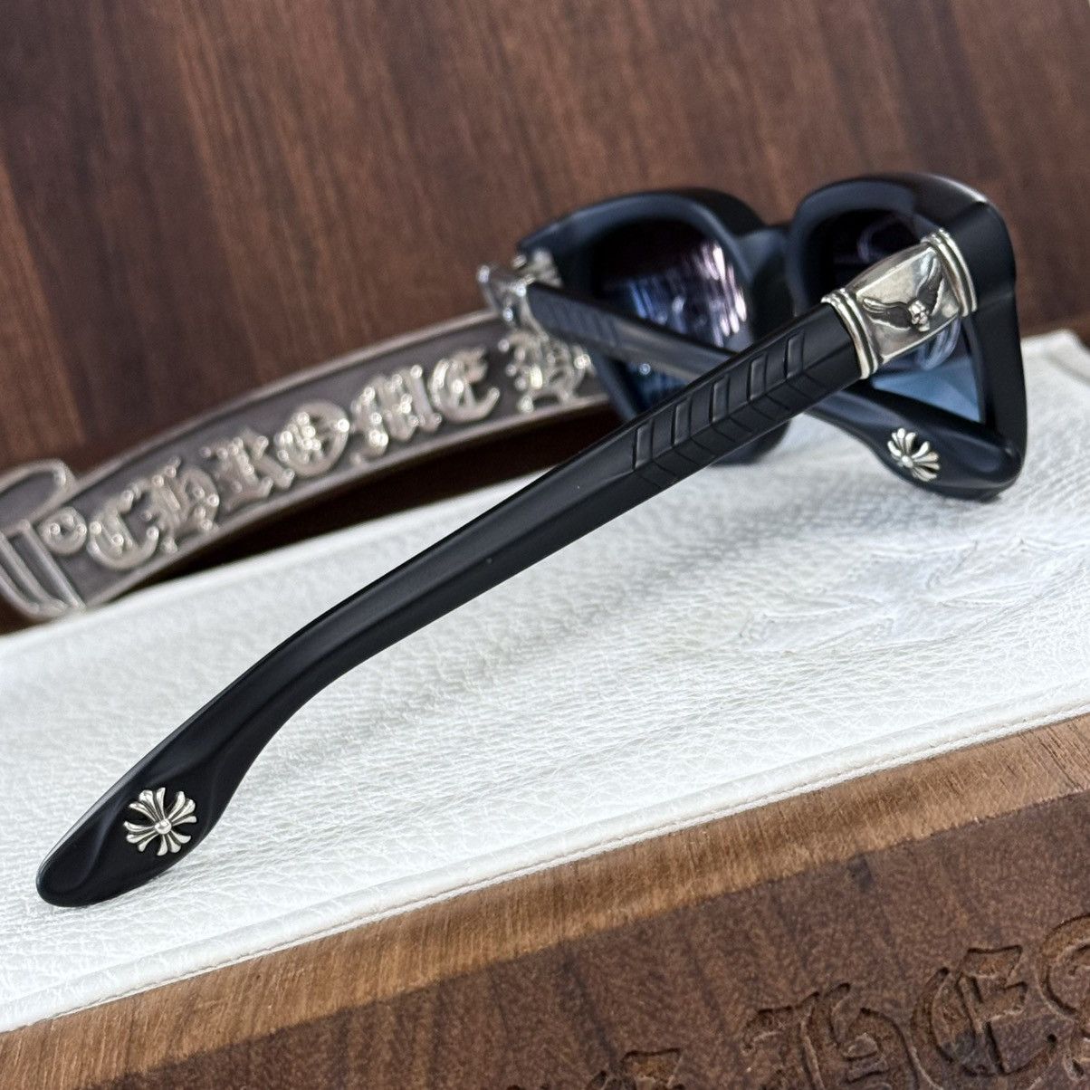 Chrome Hearts Chrome Hearts WELL HELL YEAH 1/1 ‘Oceans Depth’ Sunglasse Size ONE SIZE - 8 Thumbnail