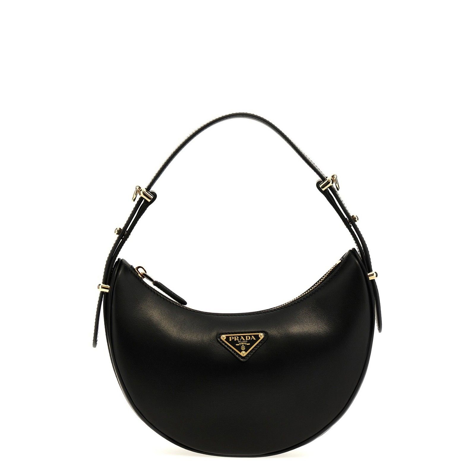 Prada PRADA Arque Small $2850 Black Leather Shoulder Bag New And A Size ONE SIZE - 1 Thumbnail