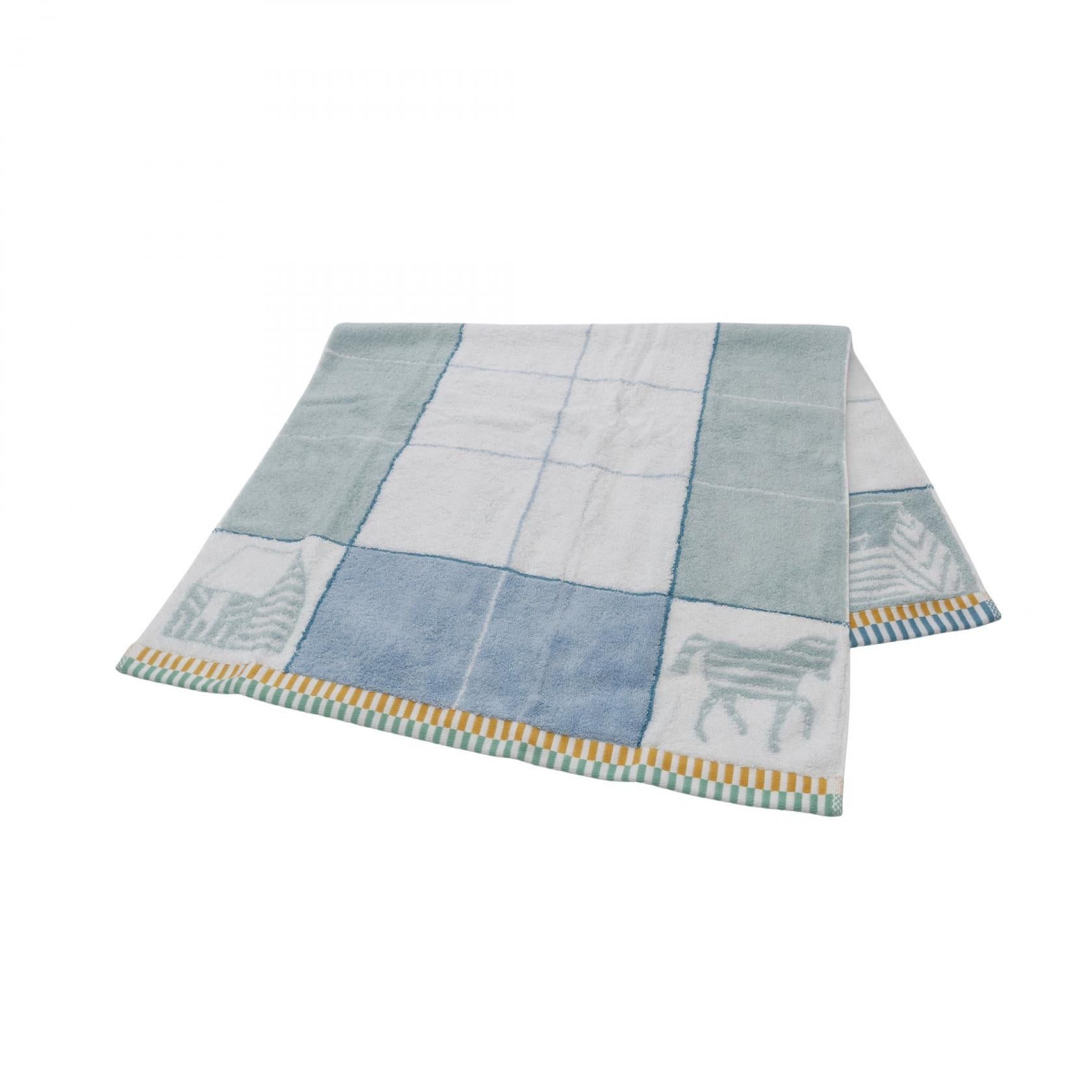 Hermes Hermes Bags Towel Cotton Light Blue Multicolor Size ONE SIZE - 1 Thumbnail