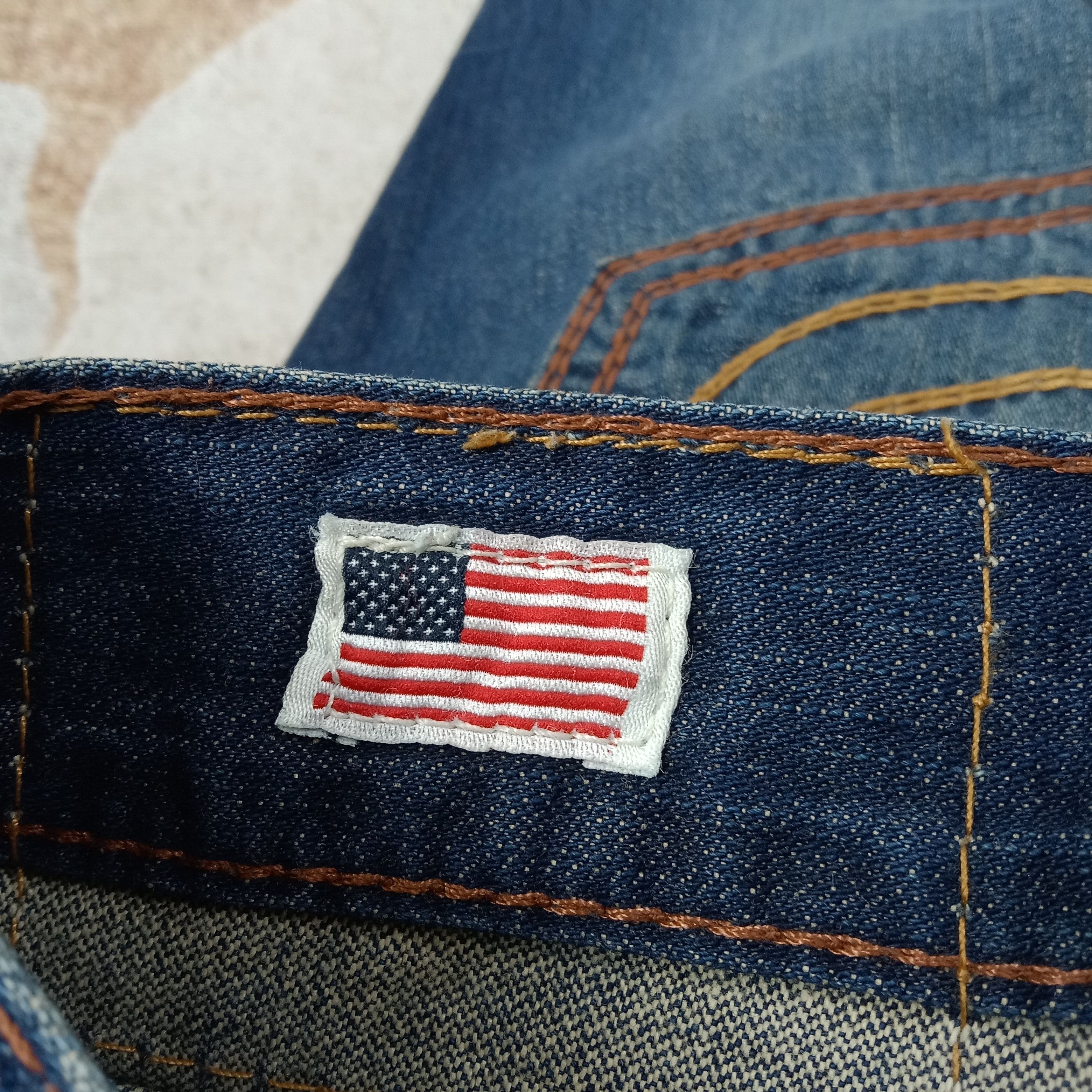 True Religion True Religion American Denim Jeans C258N5 Size US 37 - 15 Thumbnail