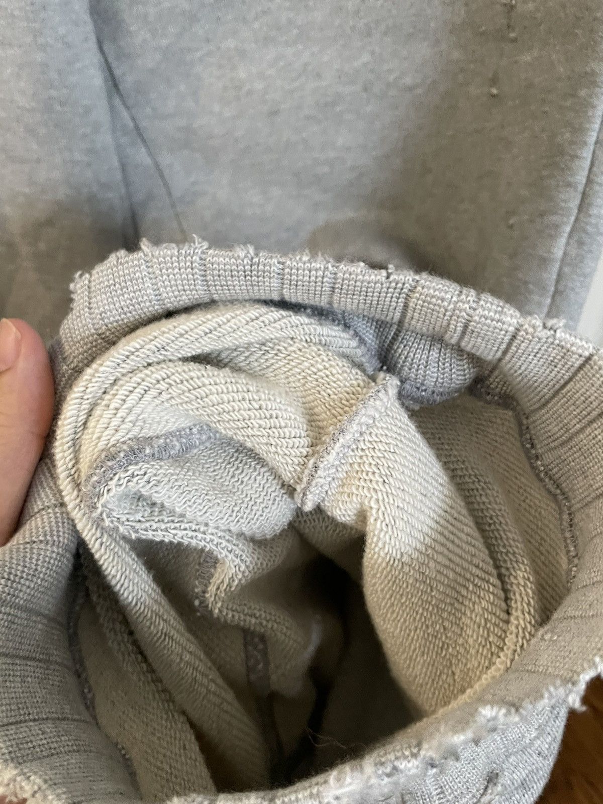 Maison MIHARA YASUHIRO Mihara Yasuhiro Grey layered sweatpants Size US 31 - 4 Thumbnail