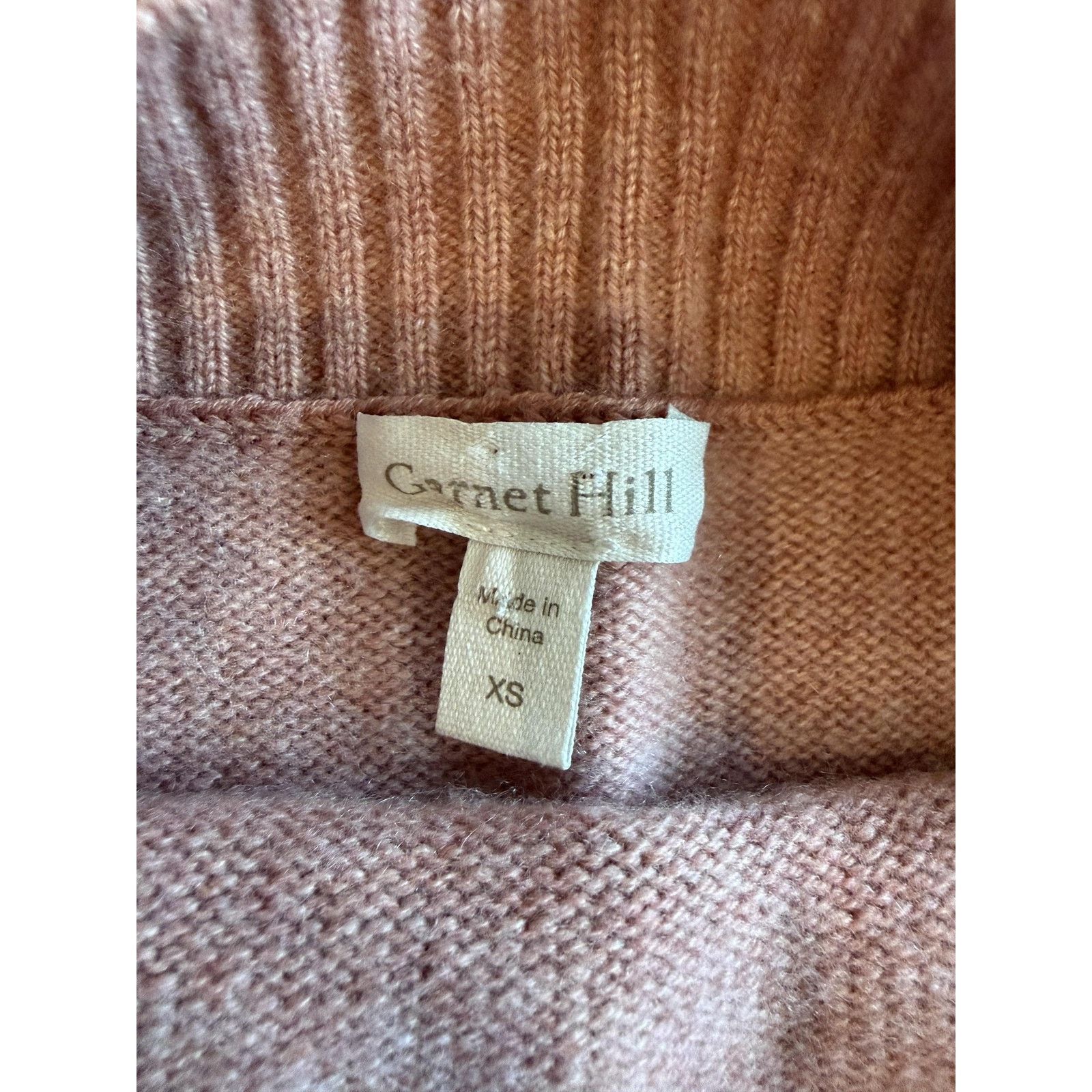 Other Garnet Hill Womens 100% Cashmere Sweater XS Pink Size XS / US 0-2 / IT 36-38 - 2 Thumbnail