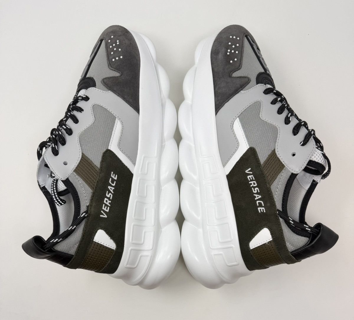 Versace Versace Chain Reaction 2 Sneaker Grey Size US 12 / EU 45 - 3 Thumbnail