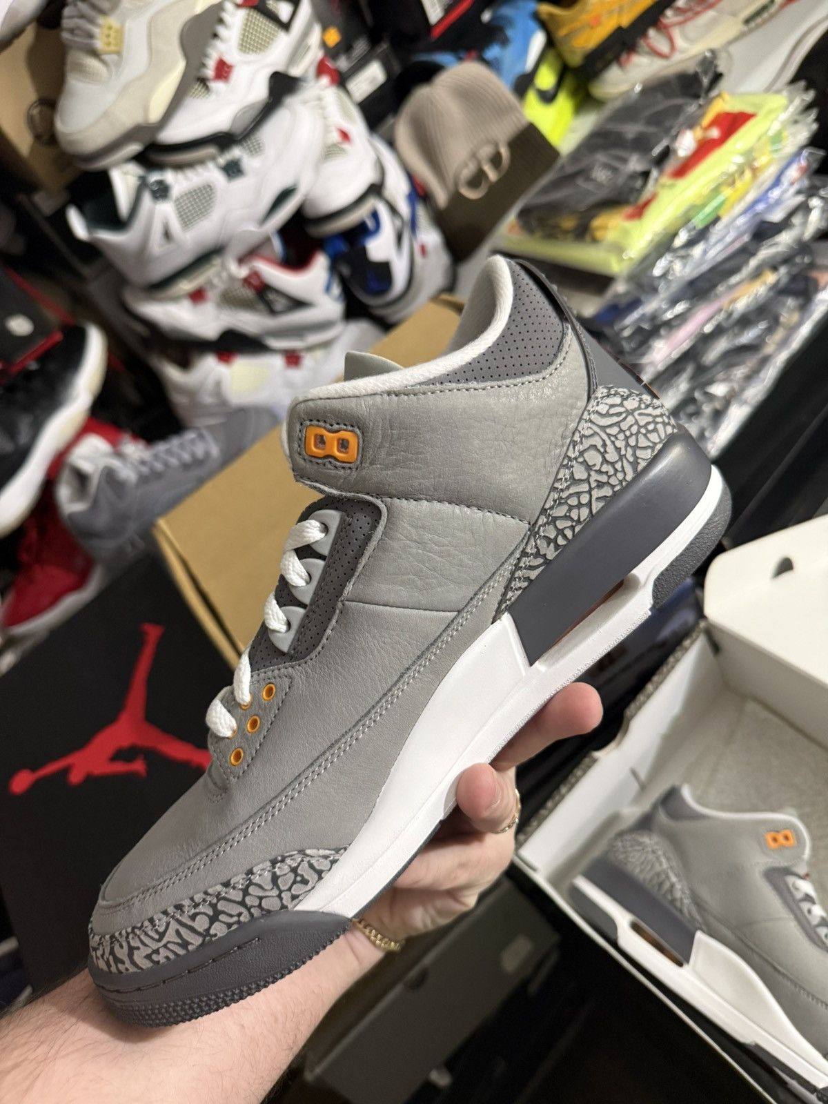 Jordan Brand Jordan retro 3 cool grey sz 10 Size US 10 / EU 43 - 3 Thumbnail