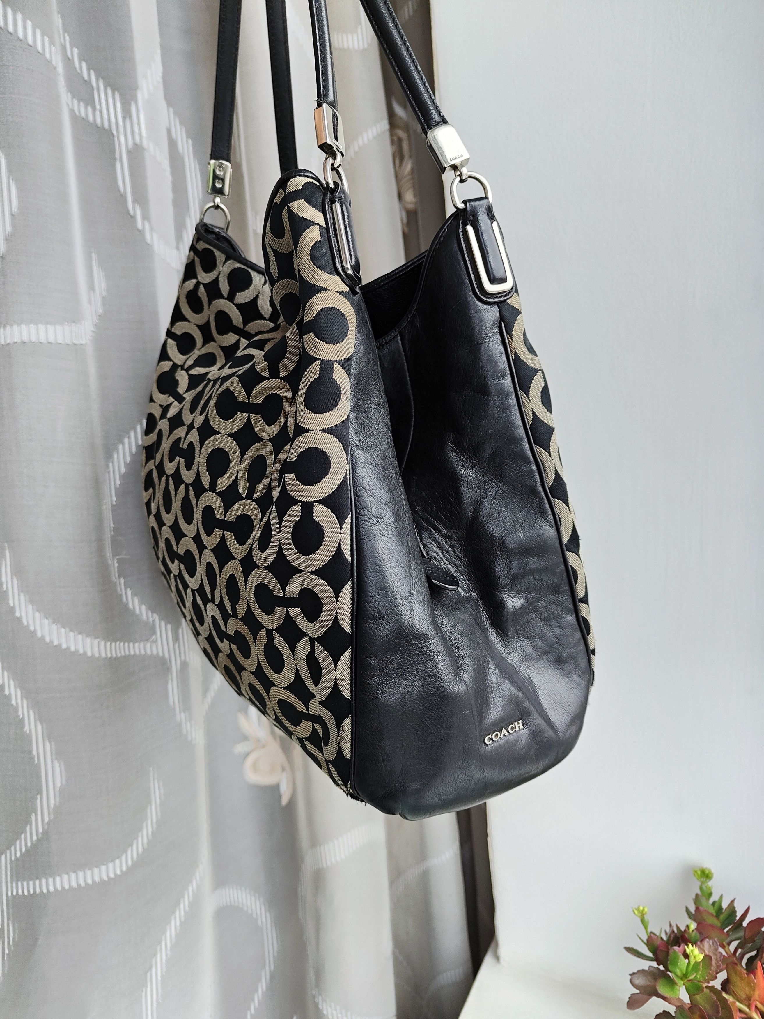 Coach Coach Madison Phoebe Shoulder Bag Tote Bag Canvas Leather Size ONE SIZE - 2 Thumbnail