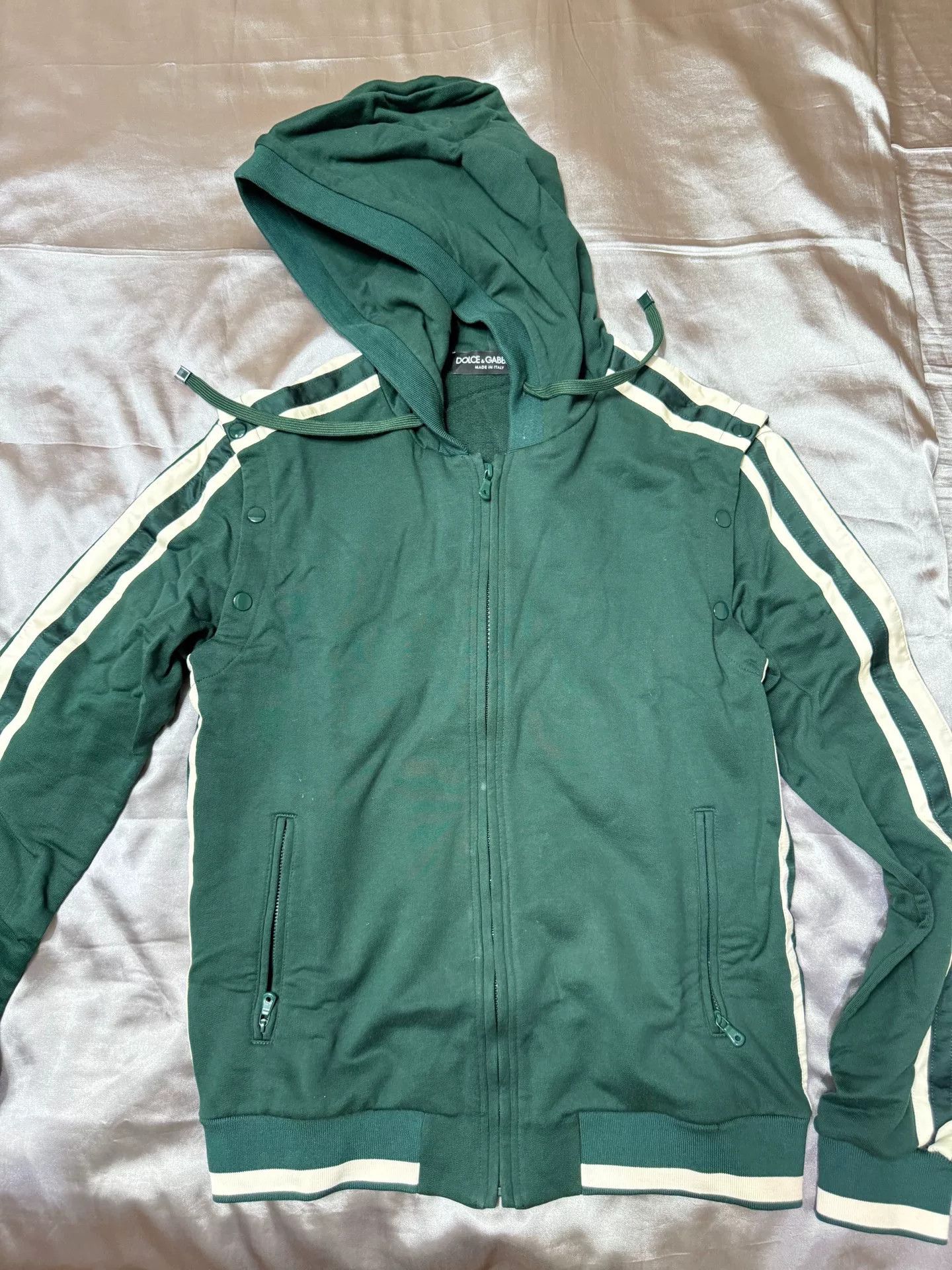 Dolce & Gabbana Dolce & Gabbana Green Sport Jacket Set Size US M / EU 48-50 / 2 - 1 Thumbnail