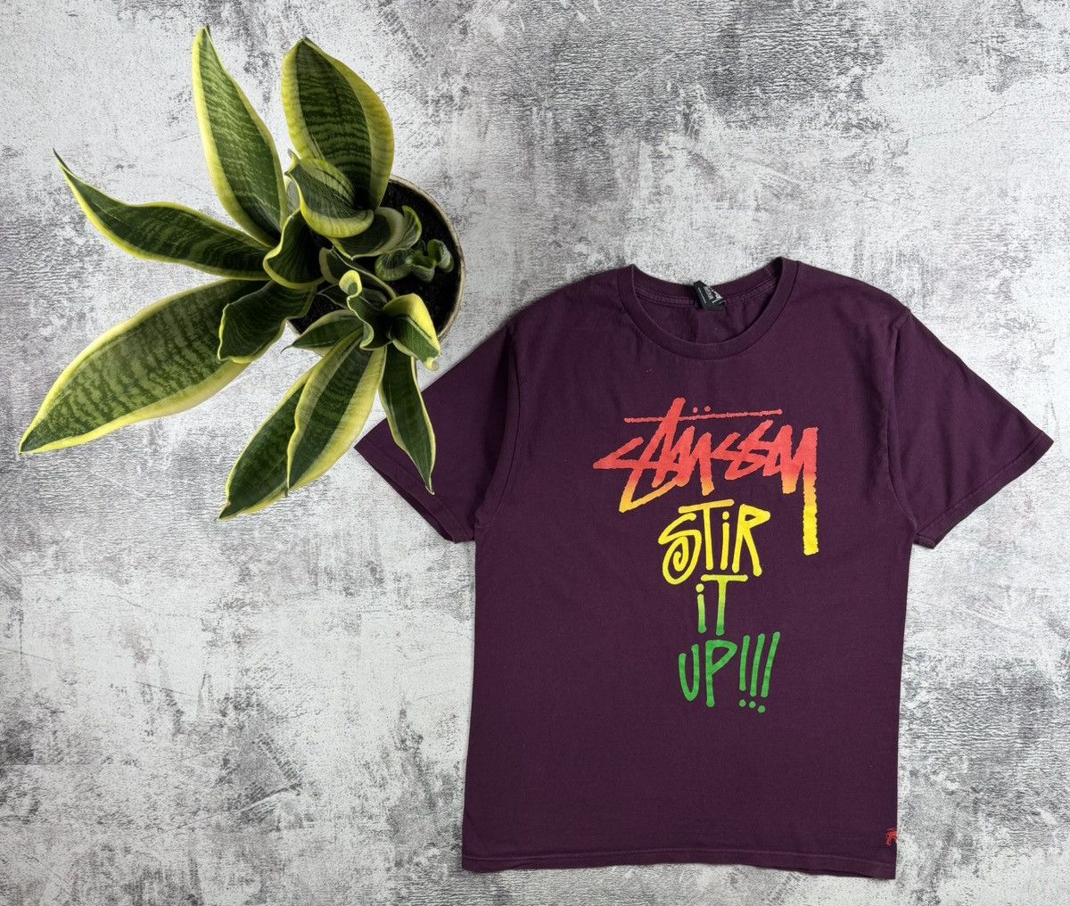 Stussy STUSSY Stir It Up! Cherry Logo Red Mexico USA Rap 90S Hip Hop T Shirt Tee Jersey Size US M / EU 48-50 / 2 - 1 Thumbnail