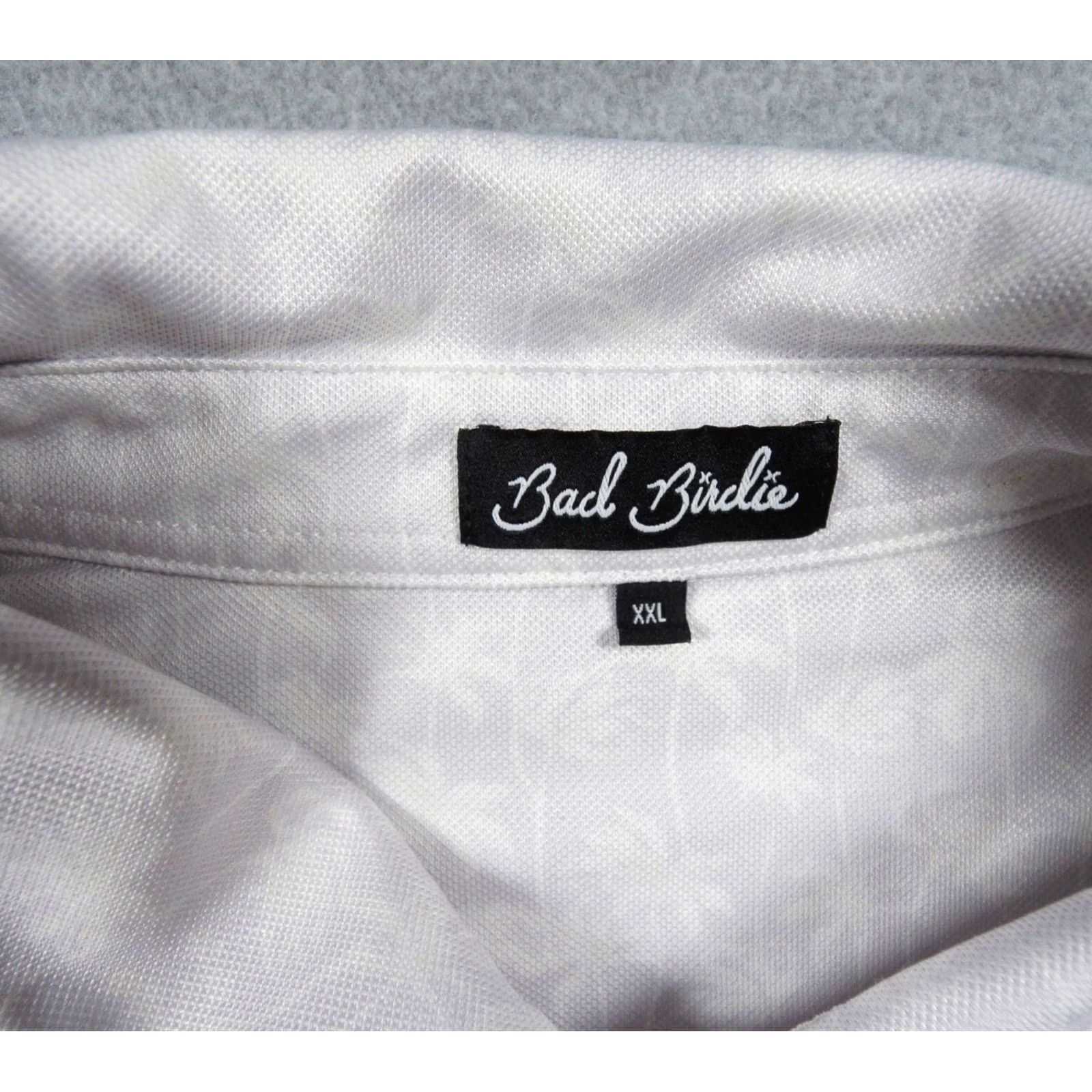 Vintage Bad Birdie Polo Shirt Mens 2XL Purple Golf Performance Stretch Lightweight Shirt Polo Men Purple 2XL Size US XXL / EU 58 / 5 - 5 Thumbnail