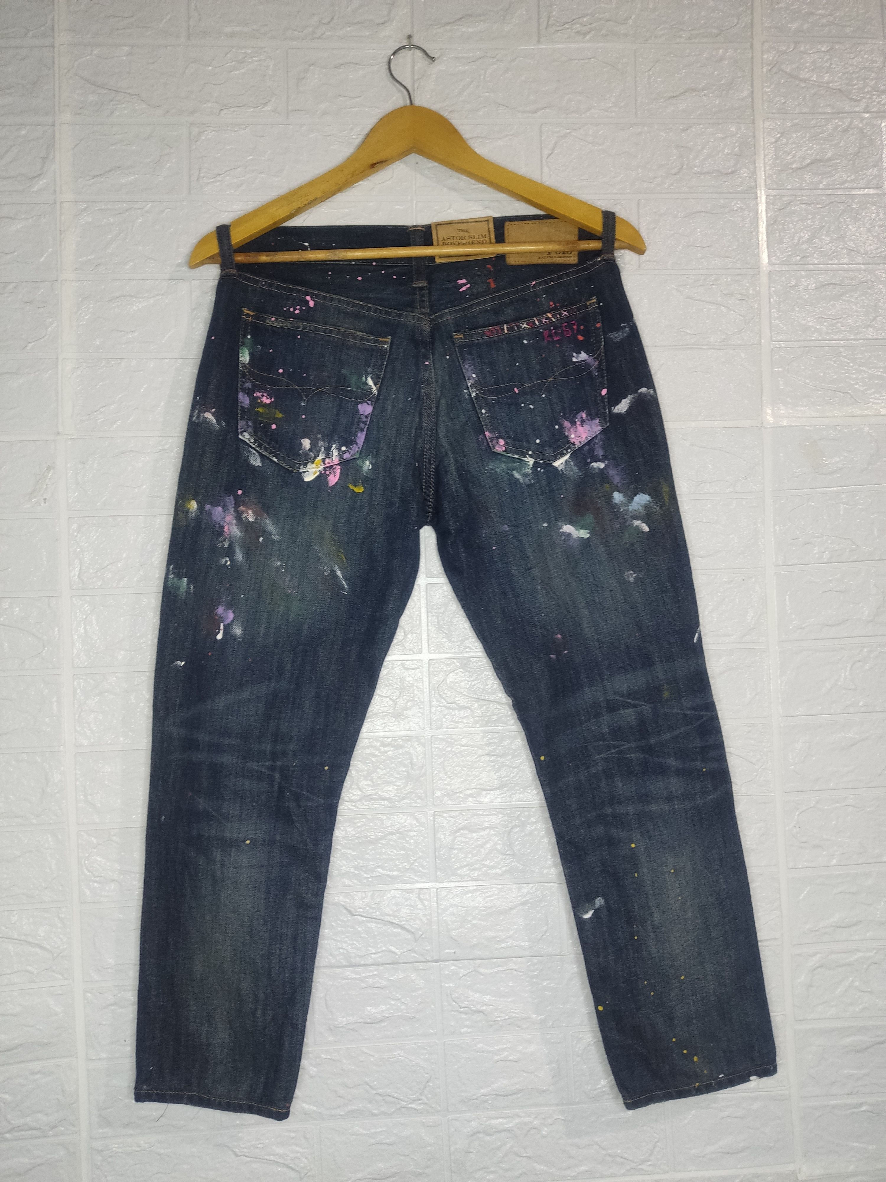 Polo Ralph Lauren Polo By Ralph Lauren Painted Pants Size 25" / US 0 / IT 36 - 2 Thumbnail