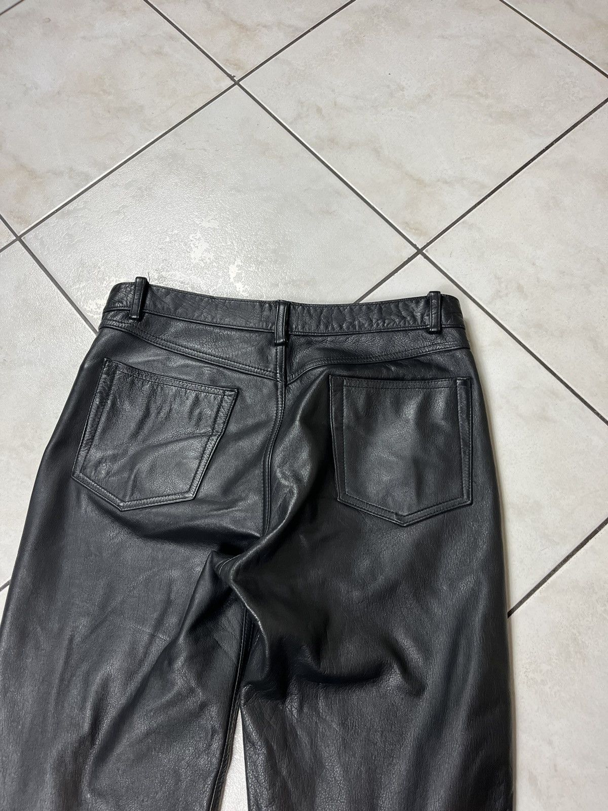 Leather × Vintage Vintage Conwell 32x32 leather classic pants trousers Size US 32 / EU 48 - 20 Thumbnail