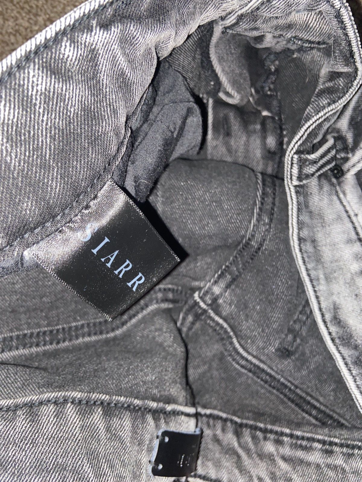 Other Grey and black flared jeans siarr size 34 Size US 34 / EU 50 - 6 Thumbnail