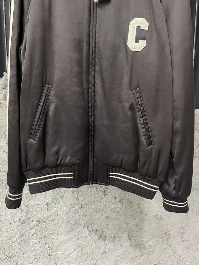 Celine Celine Black and White Logo Baseball Jacket Size US M / EU 48-50 / 2 - 4 Thumbnail