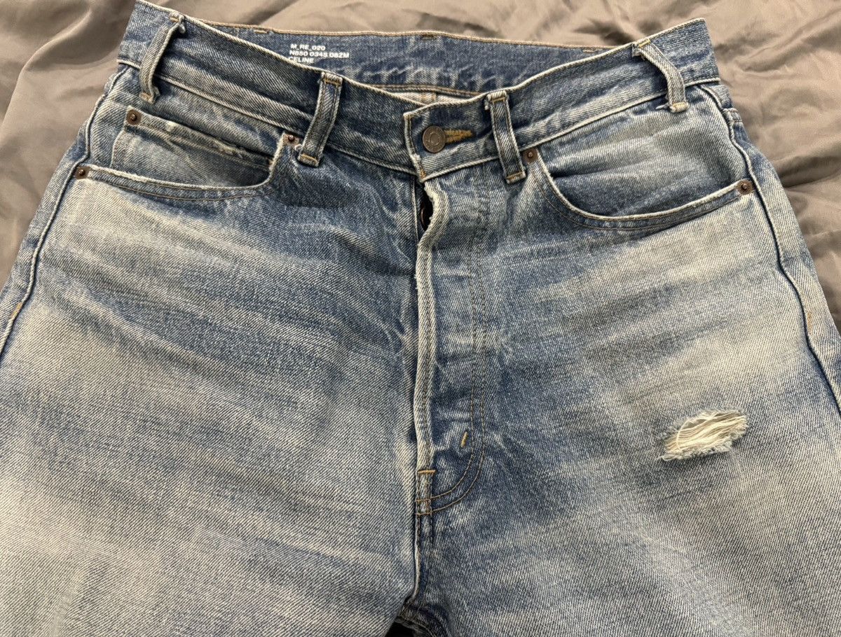 Celine × Hedi Slimane FW22 Zuma Wash Wesley Denim sz28 (fits for sz29/30) Size US 28 / EU 44 - 3 Thumbnail