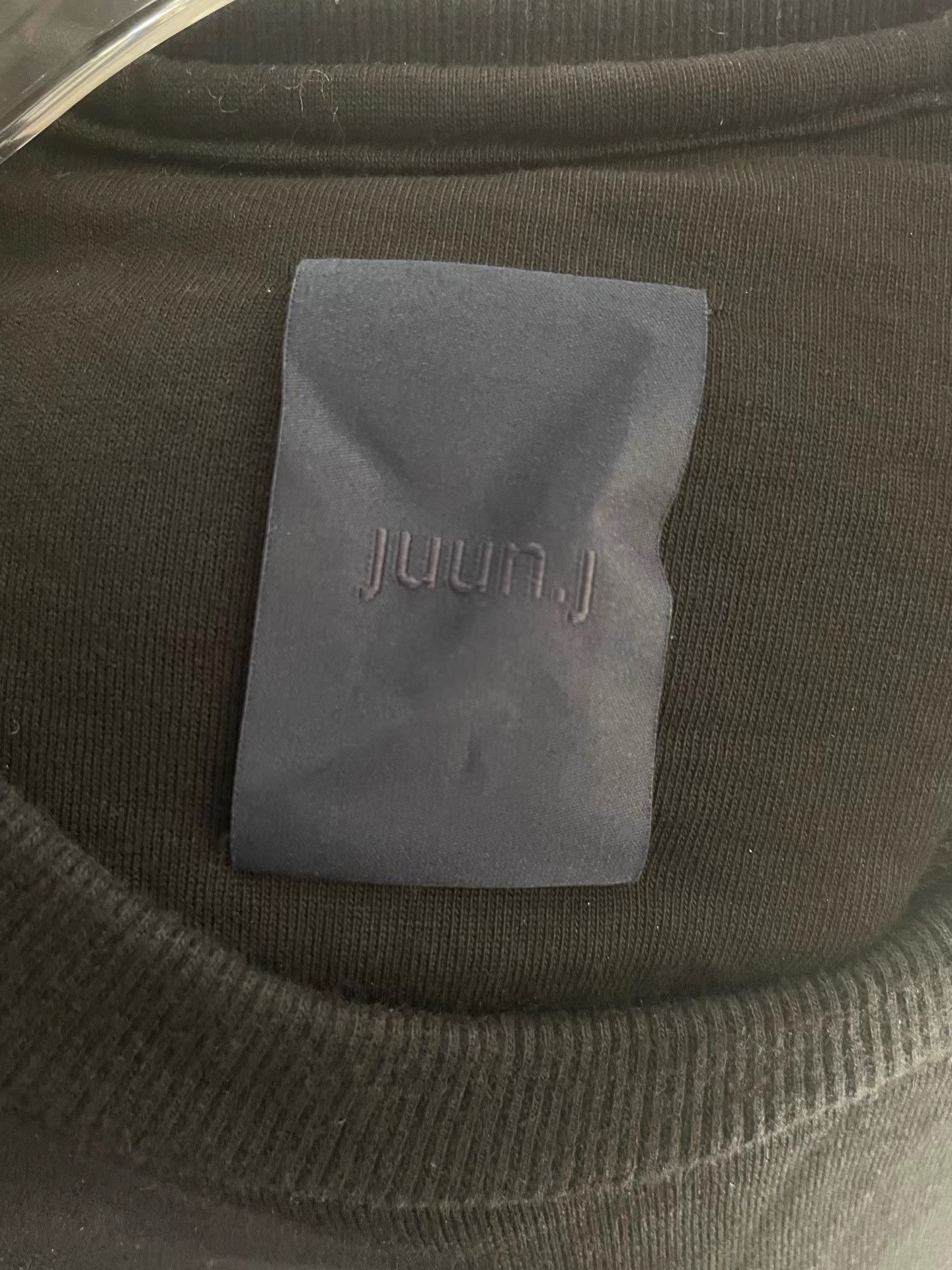Juun.J Juun.J Black Layered Sweatshirt K31 Size US S / EU 44-46 / 1 - 7 Thumbnail