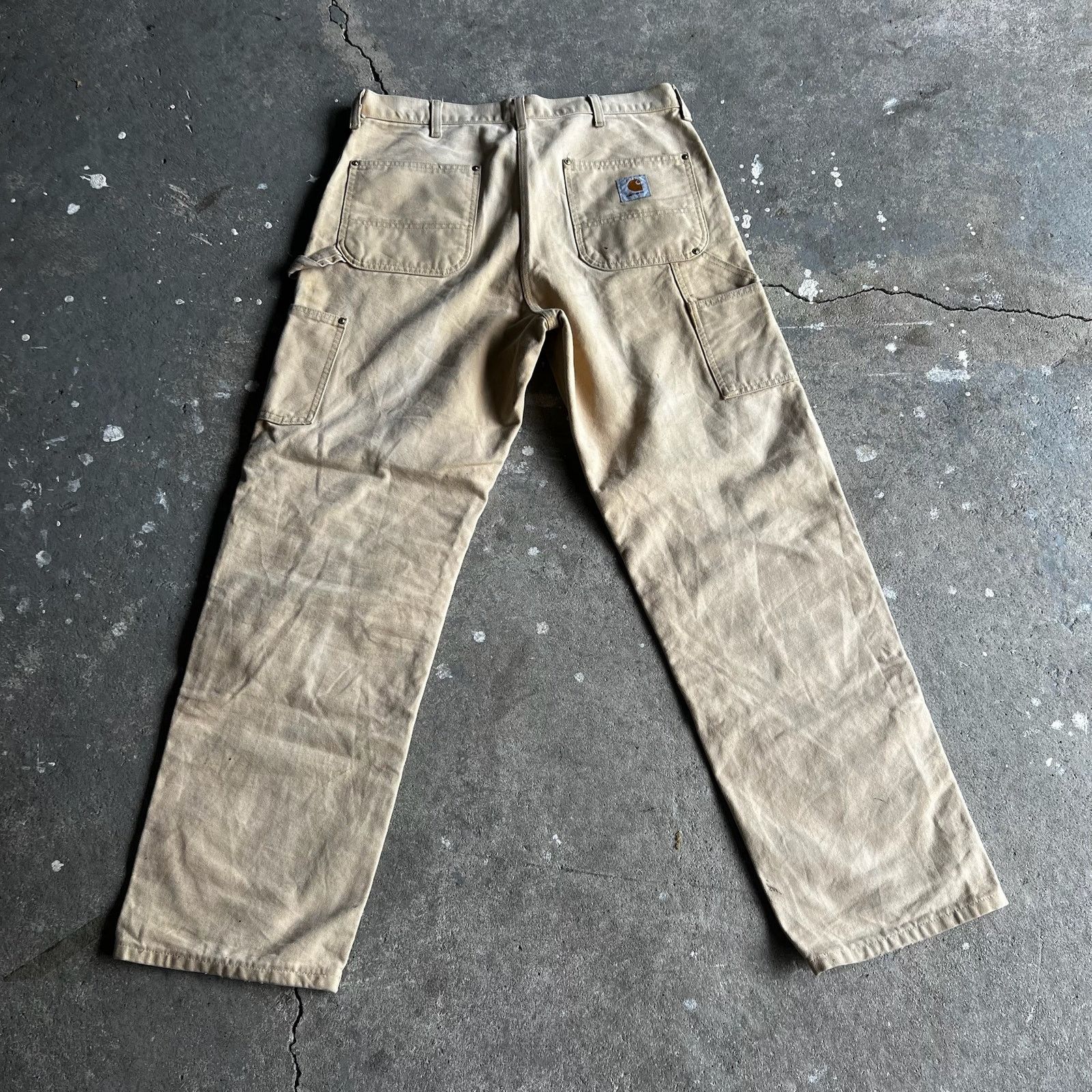 Carhartt × Vintage Carhartt brown double knee work wear carpenter pants Size US 35 - 4 Thumbnail
