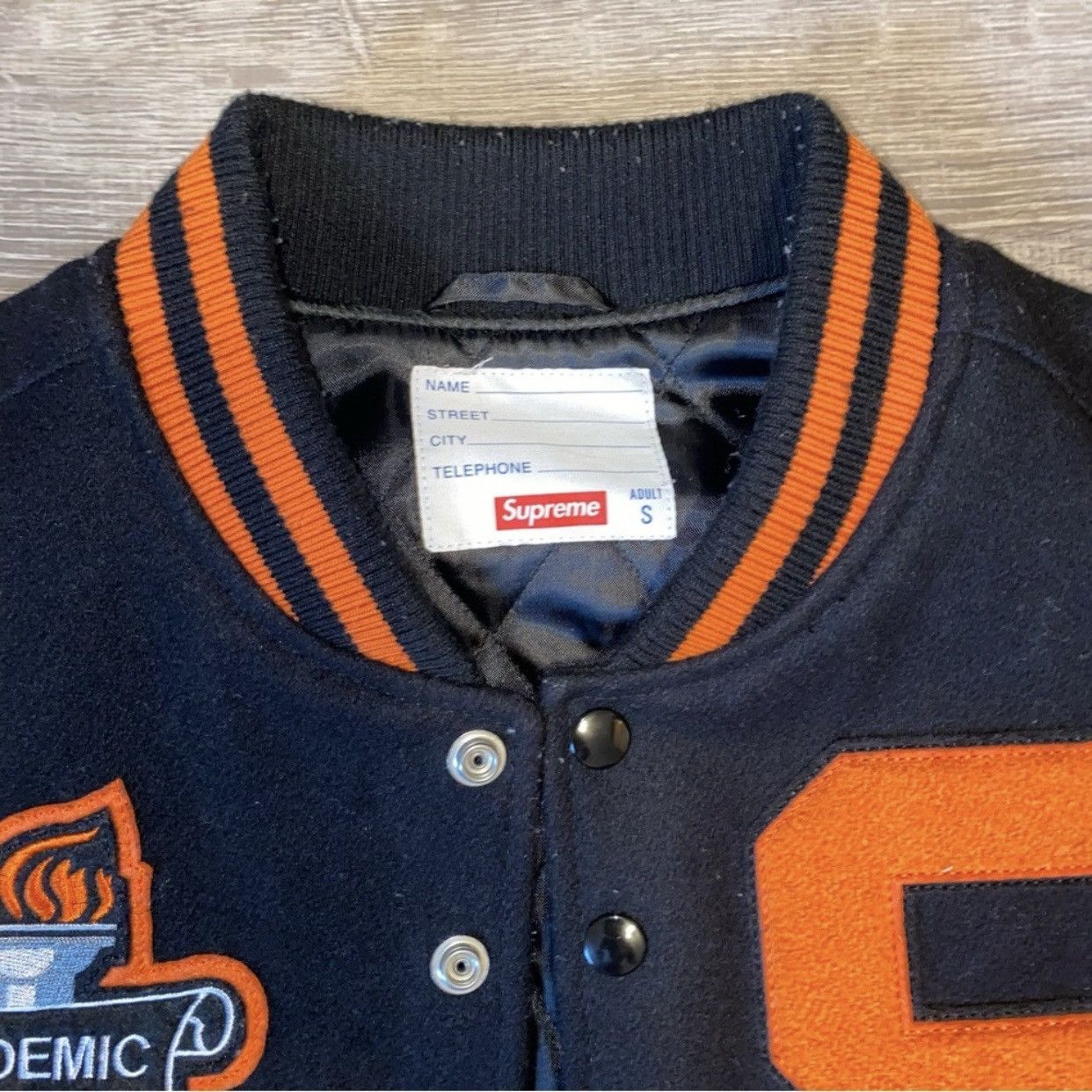 Supreme Supreme Team Varsity Jacket Size US S / EU 44-46 / 1 - 4 Thumbnail