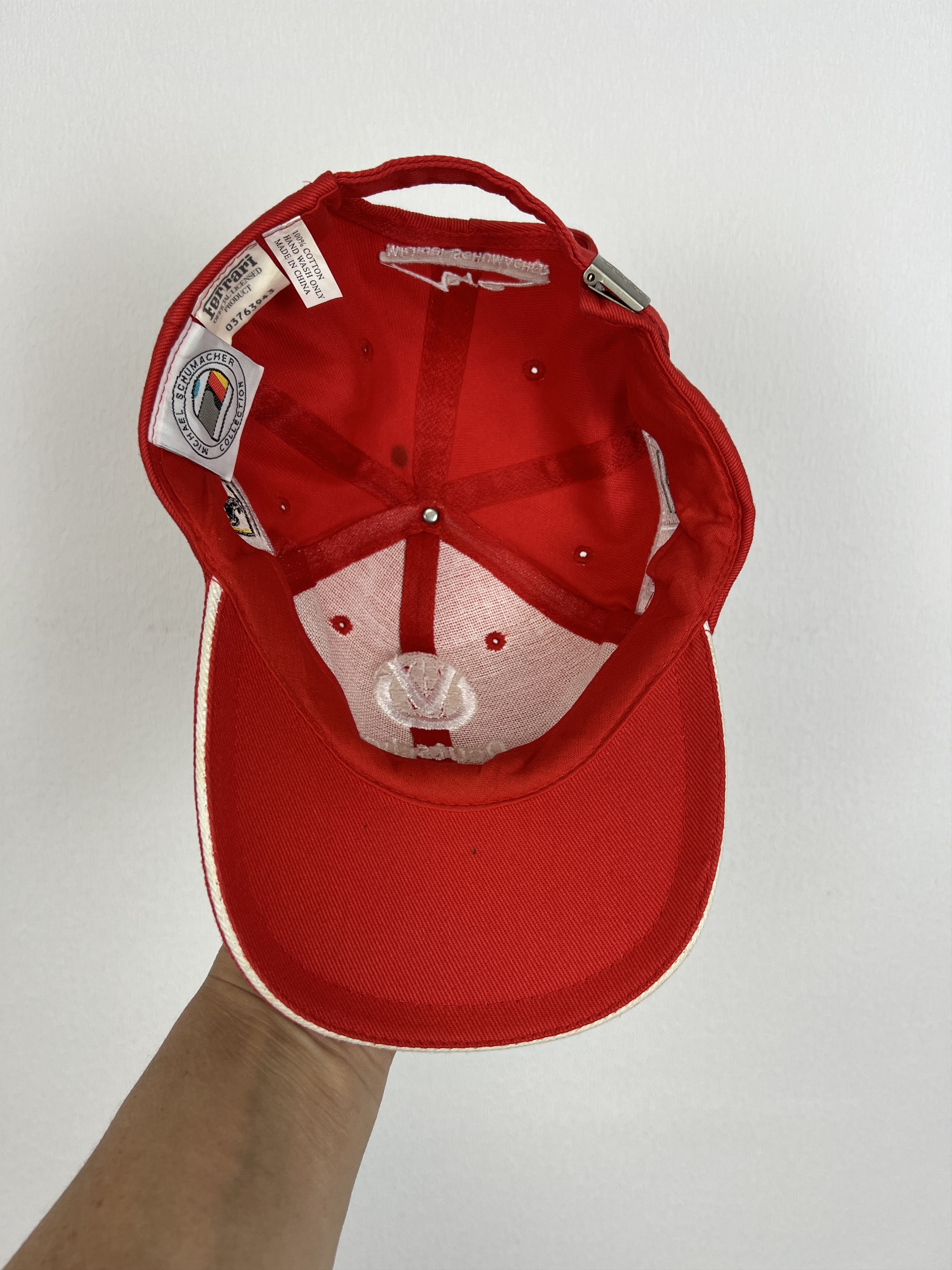 Ferrari Vintage Ferrari Formula 1 Racing Cap Marlboro Adult Size ONE SIZE - 6 Thumbnail