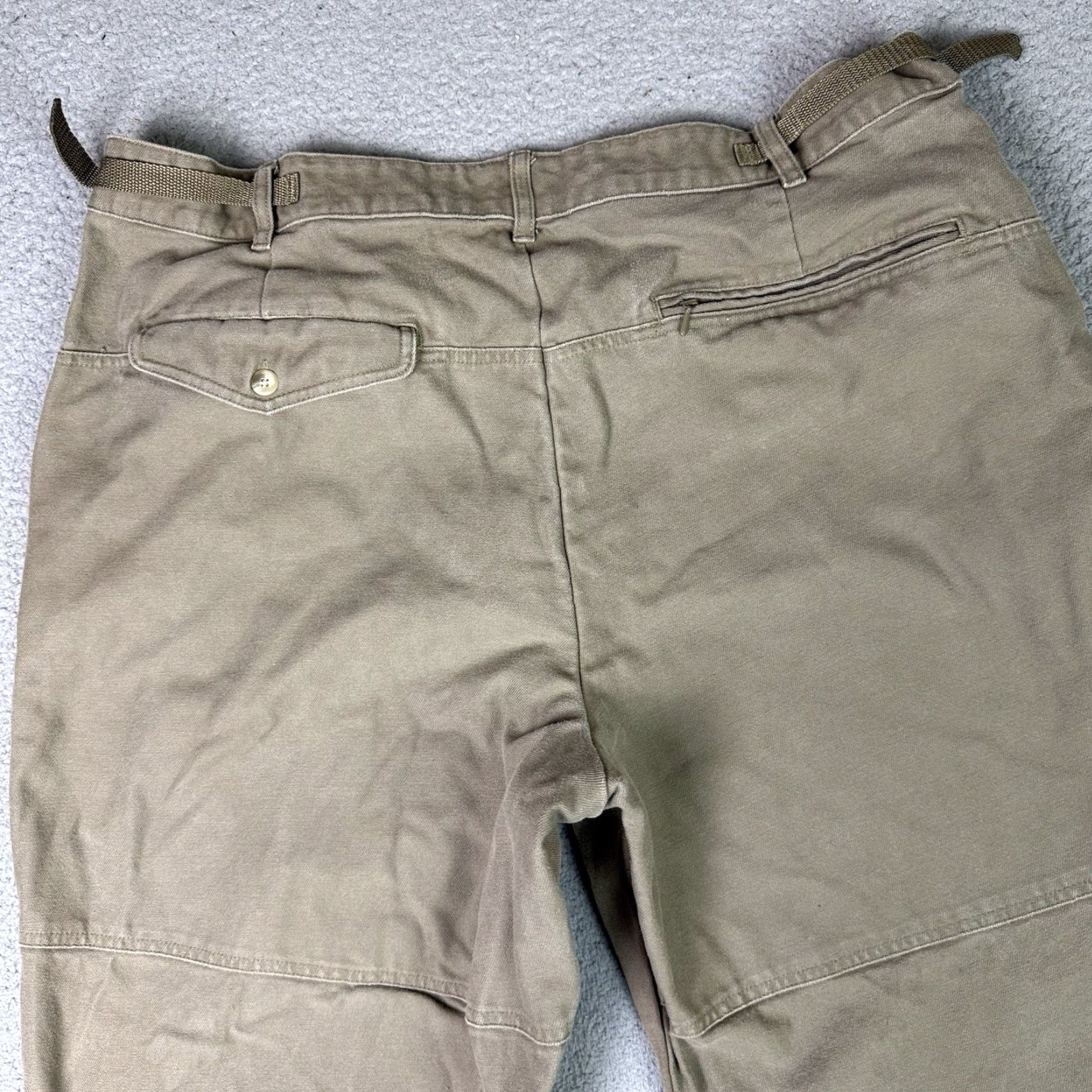 Doublet VINTAGE Columbia Brush Pants Mens 42x30 Beige Carpenter 5-Pocket Regular Straight USA 90s Size US 42 / EU 58 - 6 Thumbnail