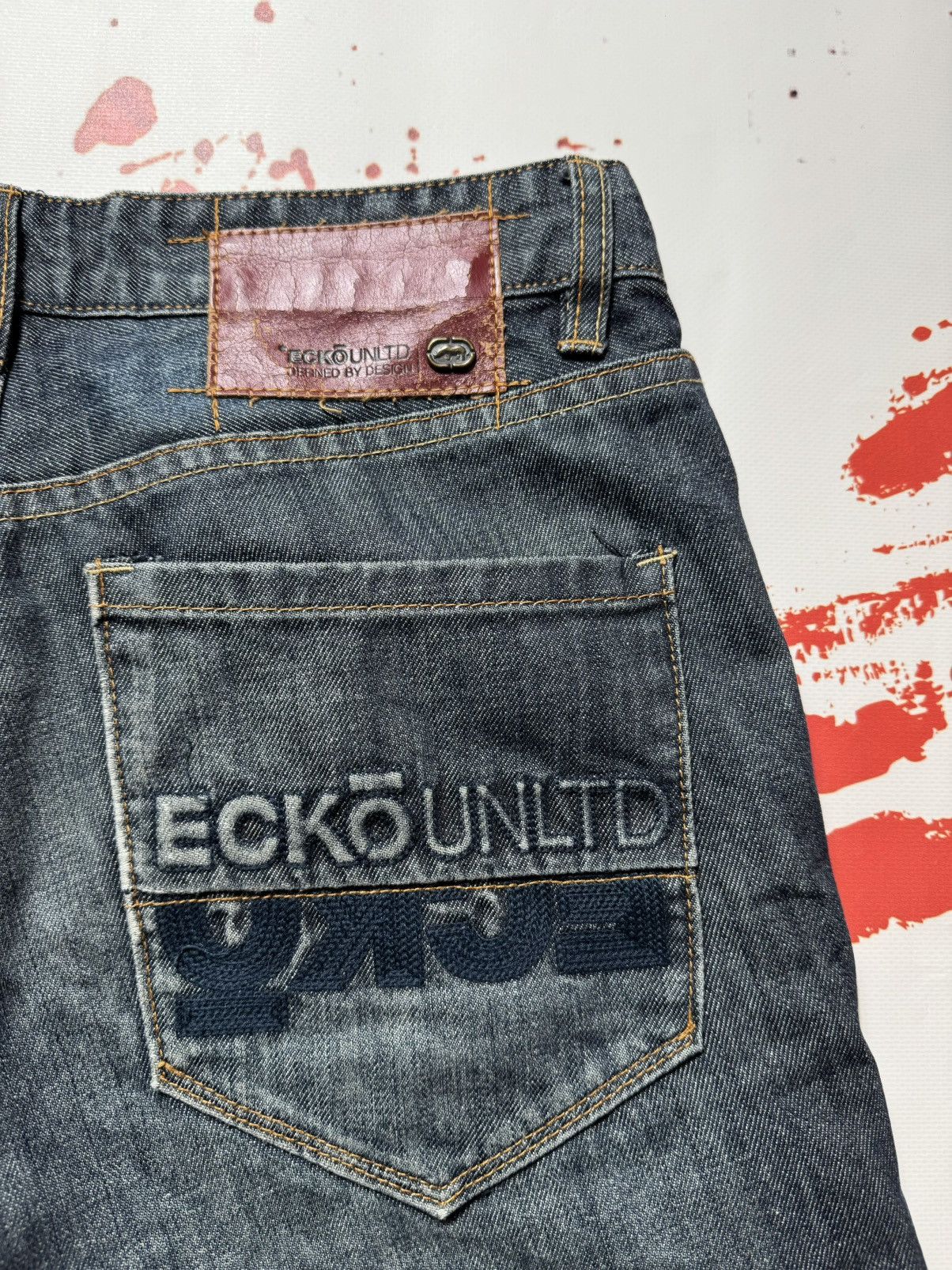 Ecko Unltd. vintage 90s ecko unlimited shorts big logo jnco Size US 30 / EU 46 - 3 Thumbnail