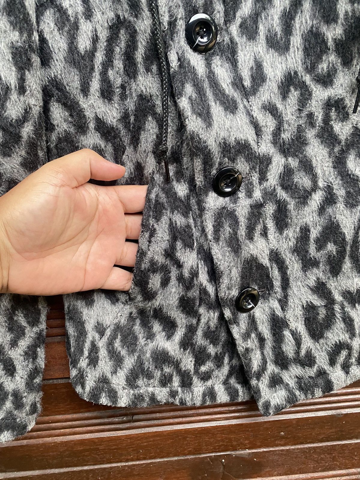 Japanese Brand × Tornado Mart Tornado Mart Mink Fur Leopard Jacket Size M / US 6-8 / IT 42-44 - 7 Thumbnail