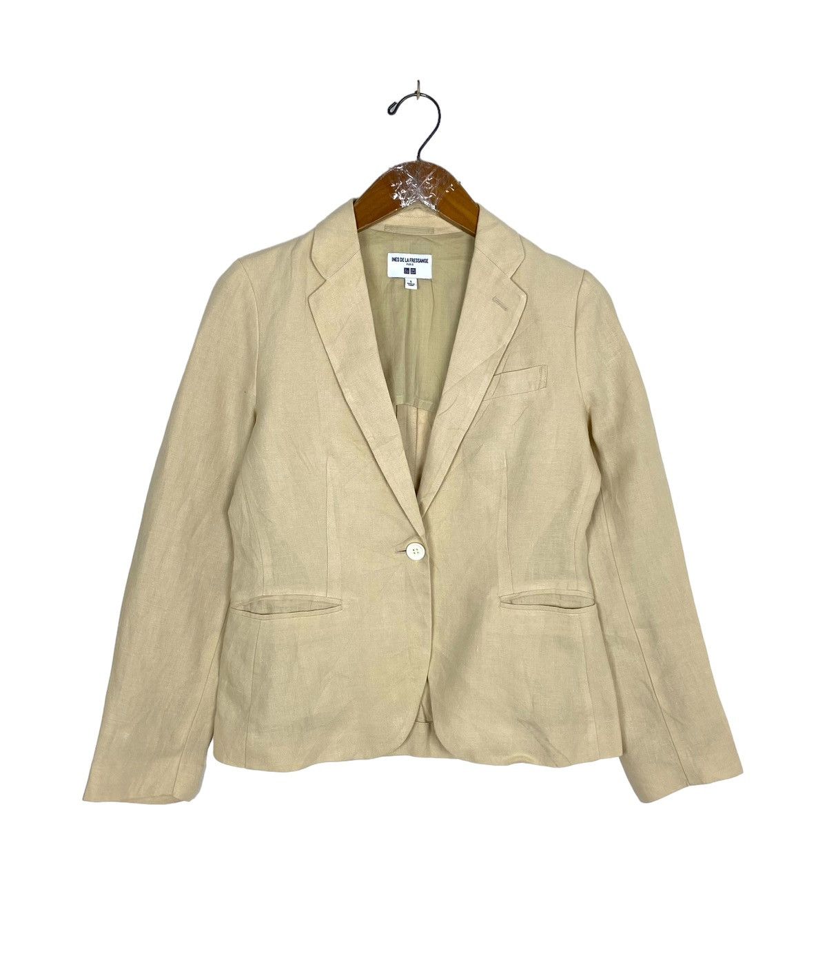 Uniqlo Rare‼️ Ines De La Fressange X Uniqlo Linen Blazer Size XS / US 0-2 / IT 36-38 - 1 Thumbnail